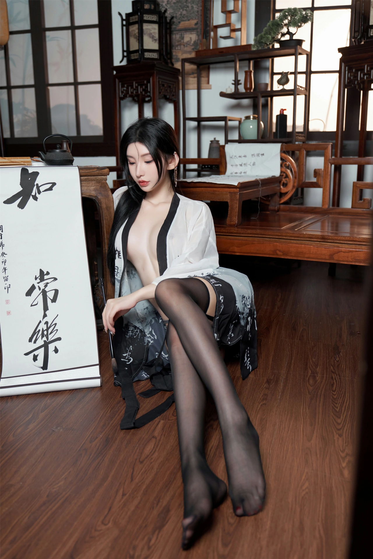 [秀人付费] 周于希Sally 诱人私拍福利 铃铛血滴子 第 42 张