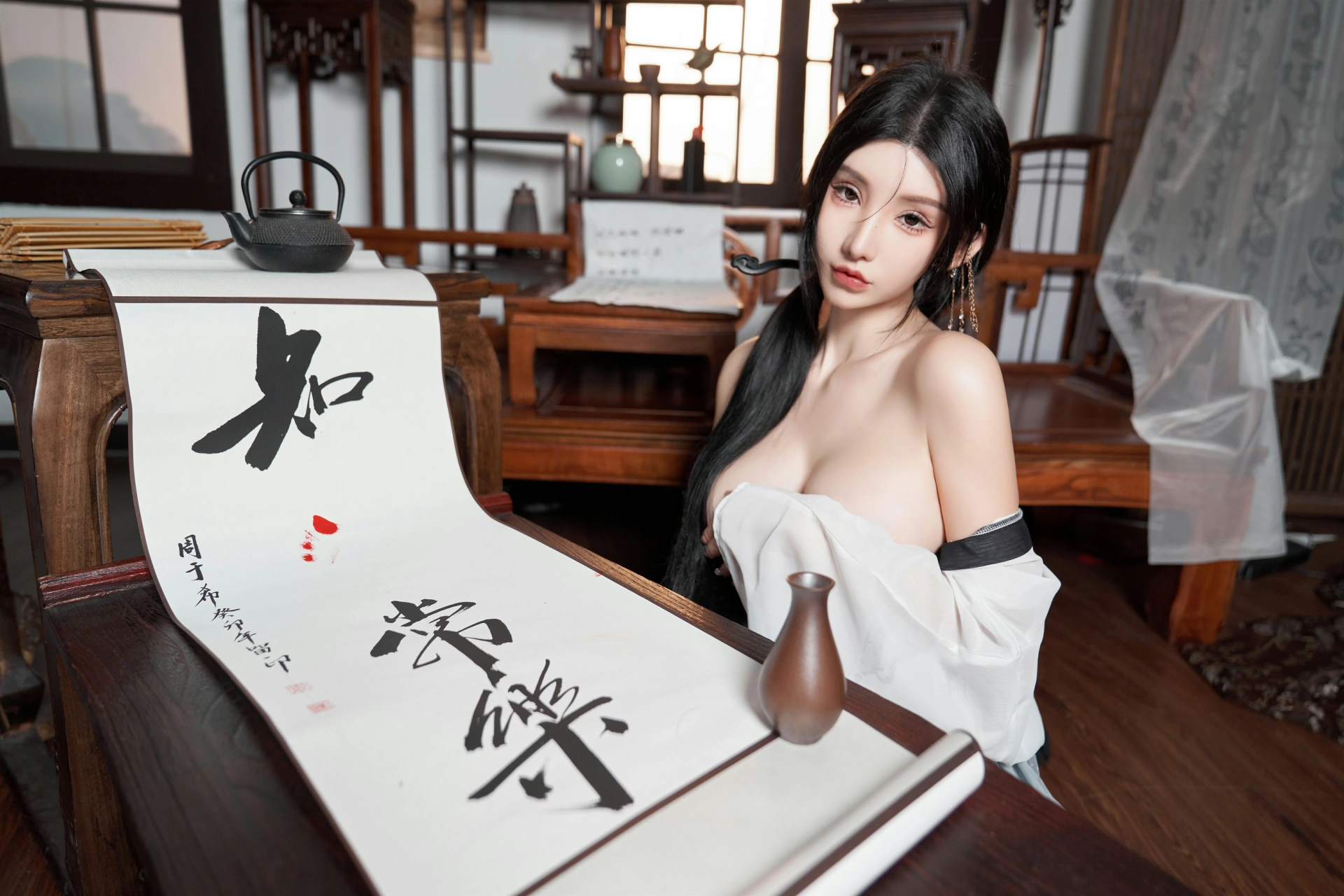 [秀人付费] 周于希Sally 诱人私拍福利 铃铛血滴子 第 68 张