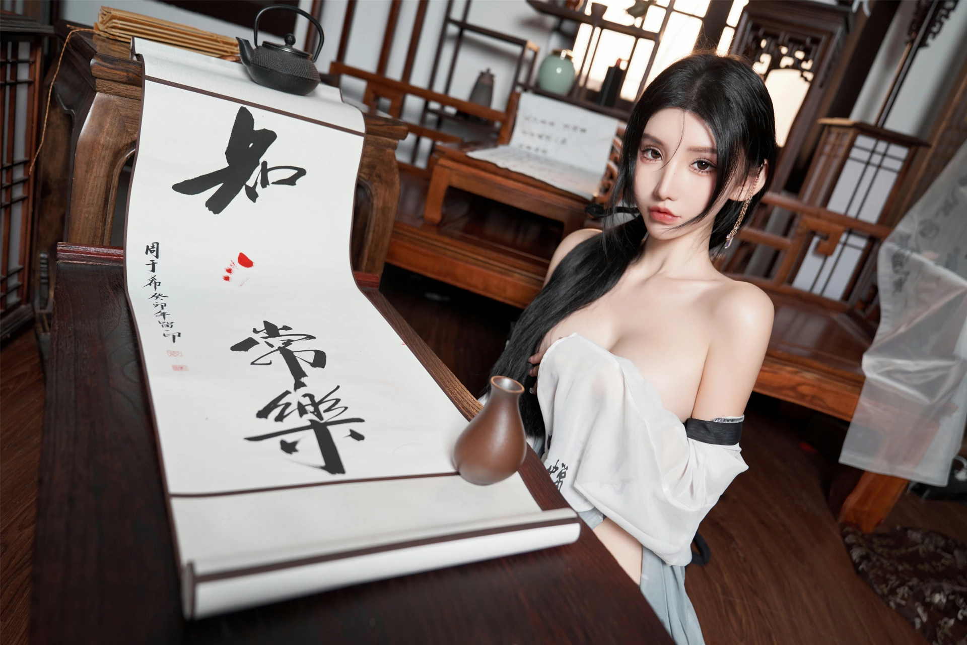 [秀人付费] 周于希Sally 诱人私拍福利 铃铛血滴子 第 69 张