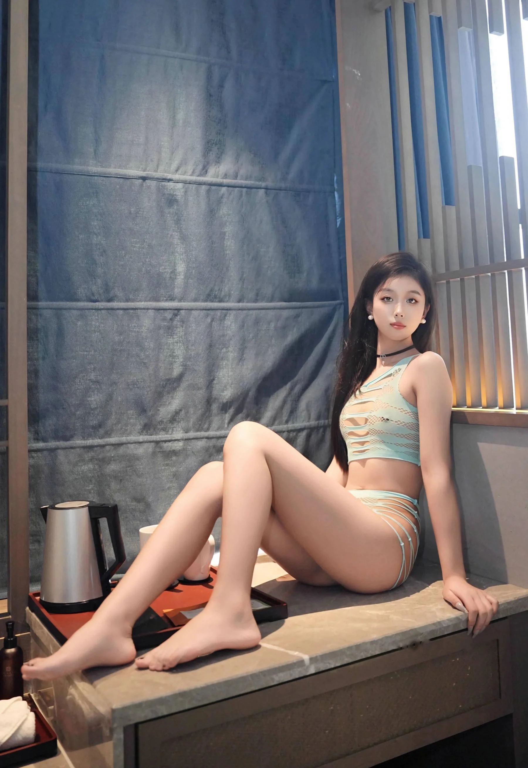 [秀人付费] 江念鱼 诱人私拍福利 绿色情趣 第 7 张