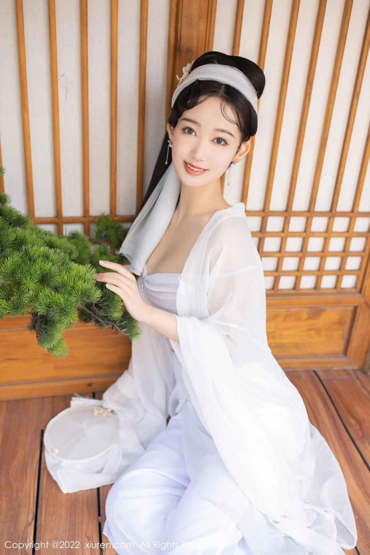 唐安琪＆陆萱萱古装合拍主题性感内衣配无内肉丝绝美写真 第 3 张