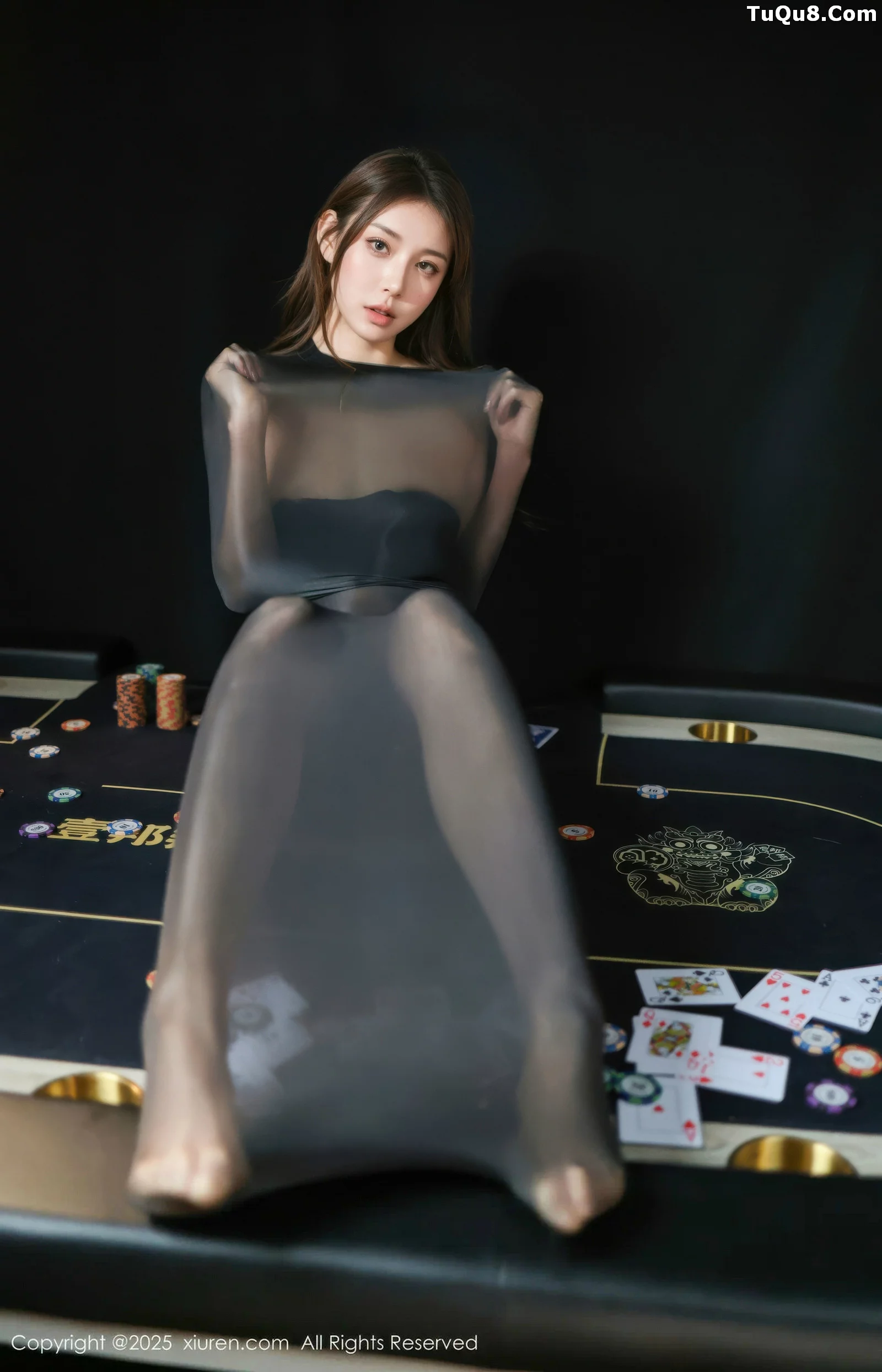 悦兮性感黑色薄透连体丝袜露黑色内衣秀曼妙身姿绝美写真 第 29 张