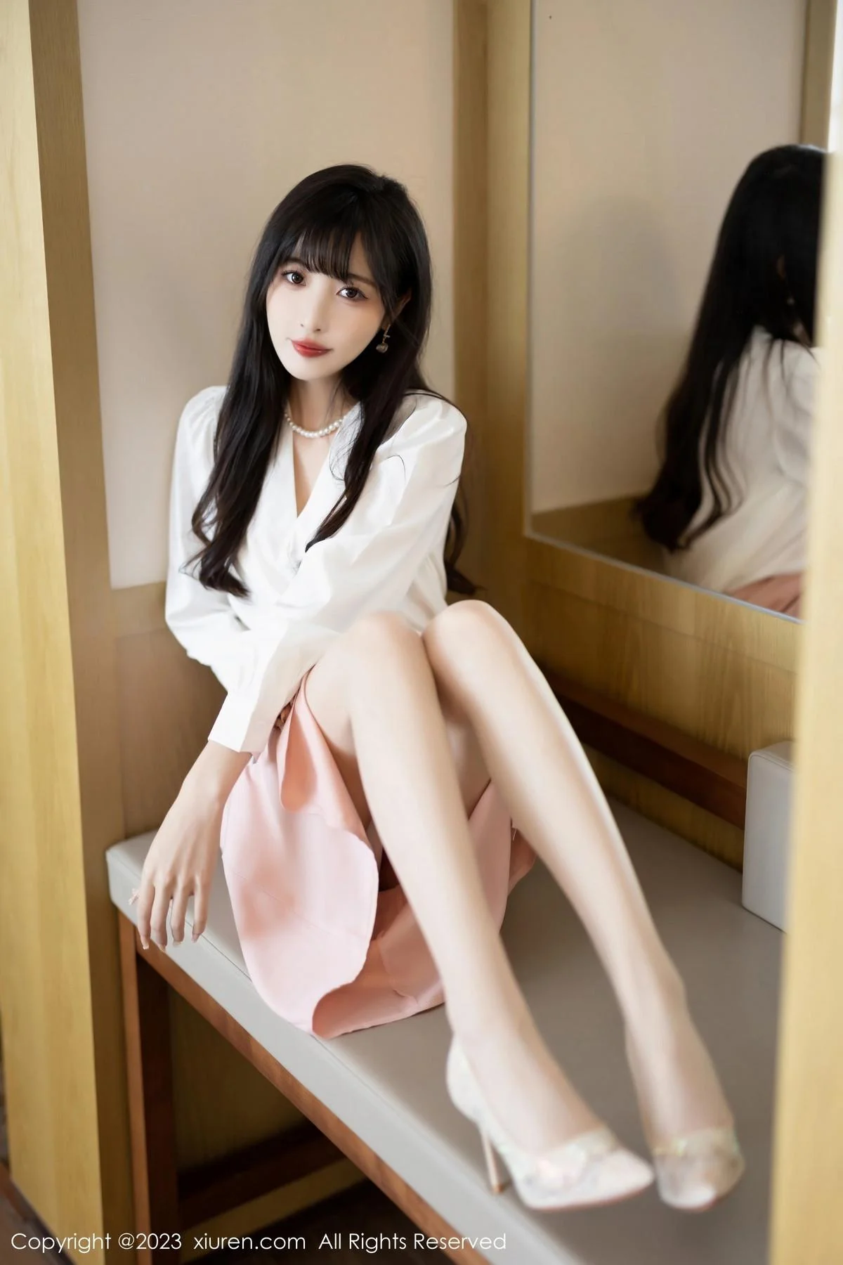 林星阑半脱露性感白色内衣配原色丝袜秀曼妙身姿绝美写真 第 10 张