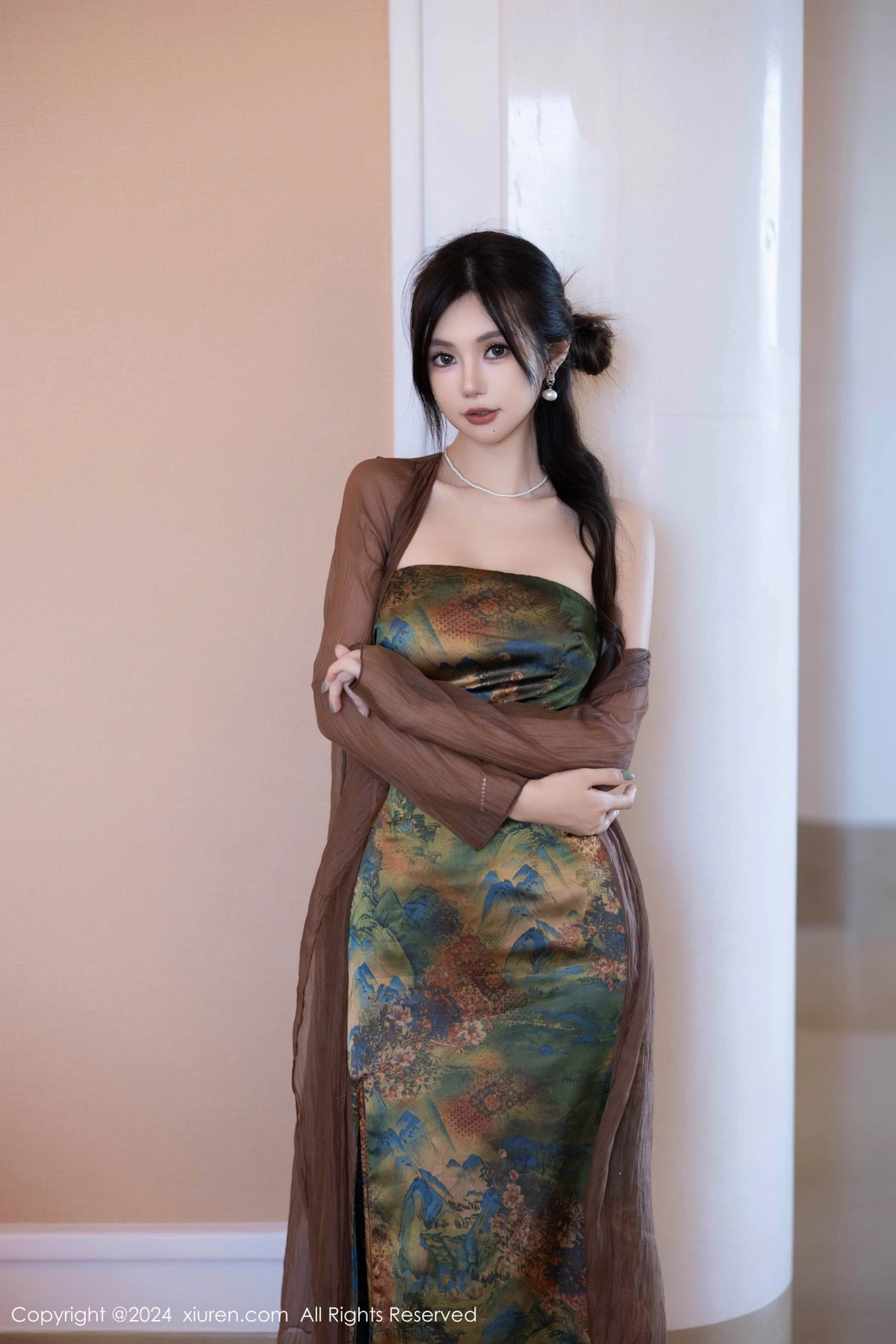 绮里嘉ula性感带图案短裙配闪亮肉丝秀曼妙身姿绝美写真 第 30 张