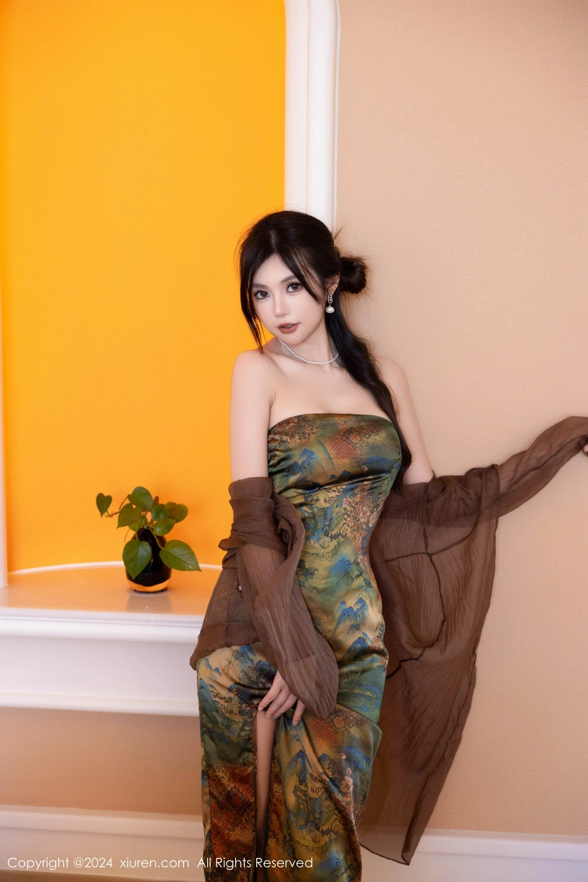 绮里嘉ula性感带图案短裙配闪亮肉丝秀曼妙身姿绝美写真 第 47 张