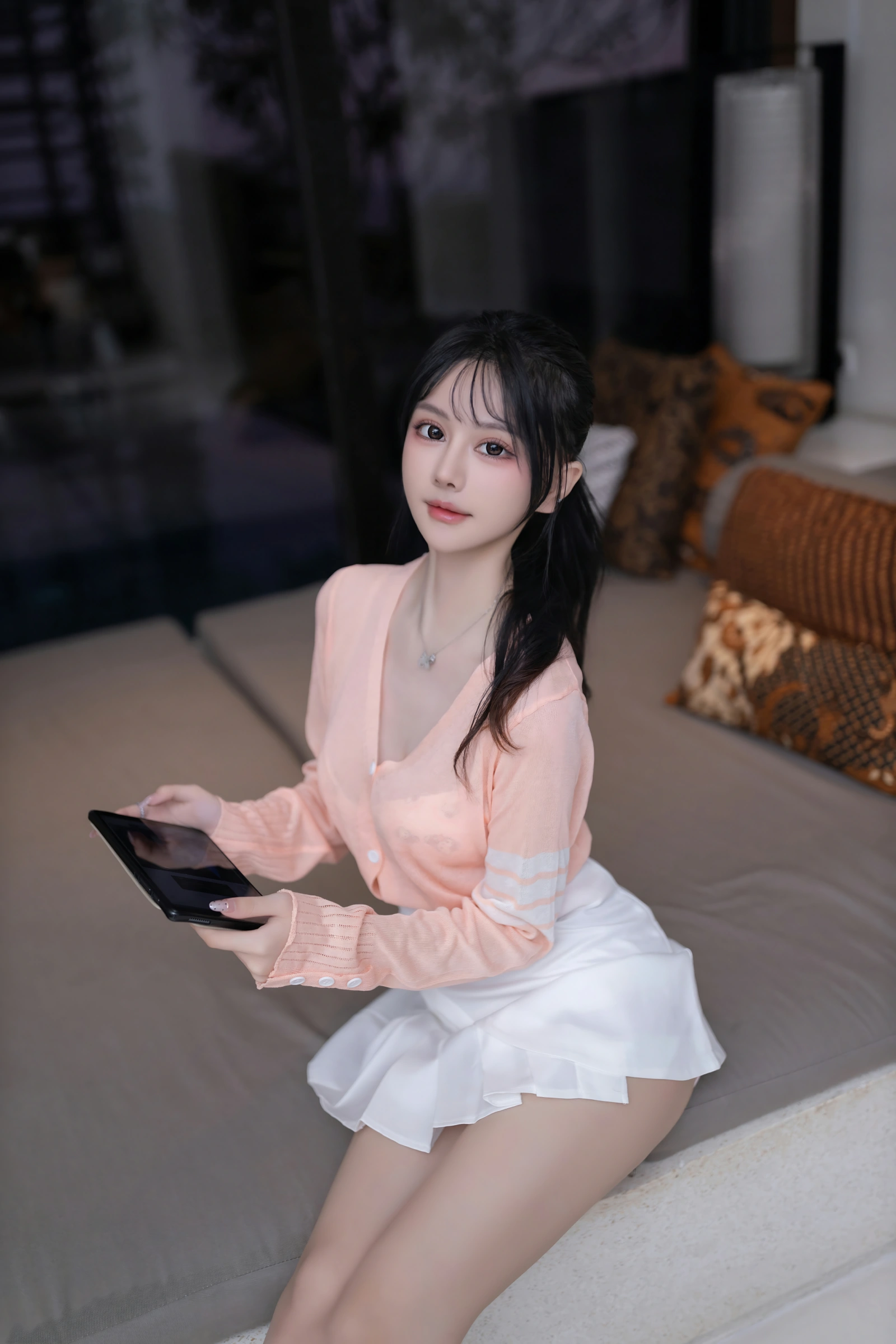 [秀人付费] 谢小蒽 诱人私拍福利 学妹上门 第 19 张