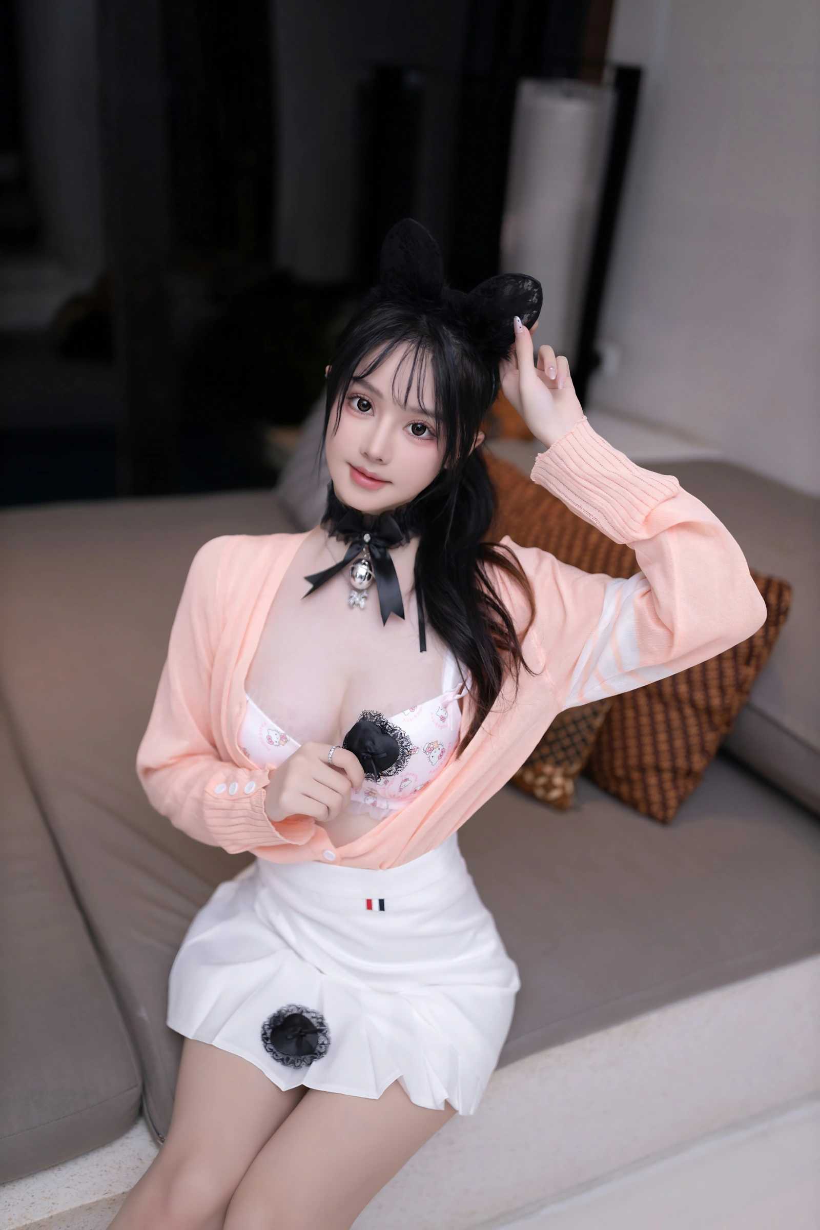 [秀人付费] 谢小蒽 诱人私拍福利 学妹上门 第 35 张
