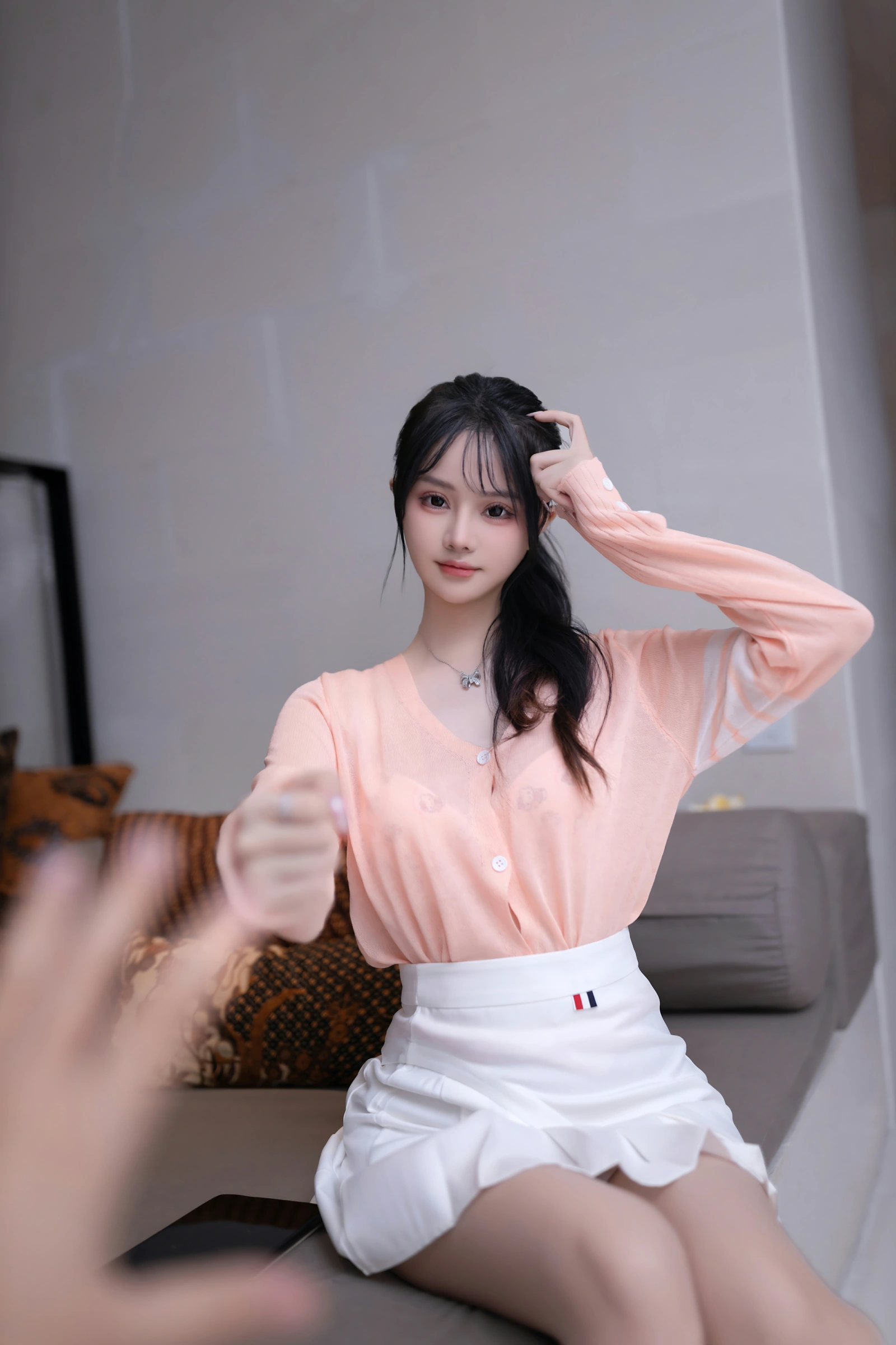 [秀人付费] 谢小蒽 诱人私拍福利 学妹上门 第 37 张