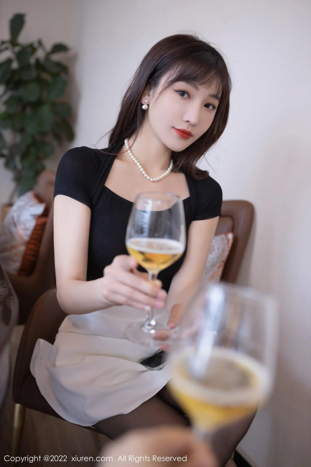 陆萱萱珠三角旅拍私房半脱露蕾丝内衣配超薄黑丝绝美写真 第 58 张