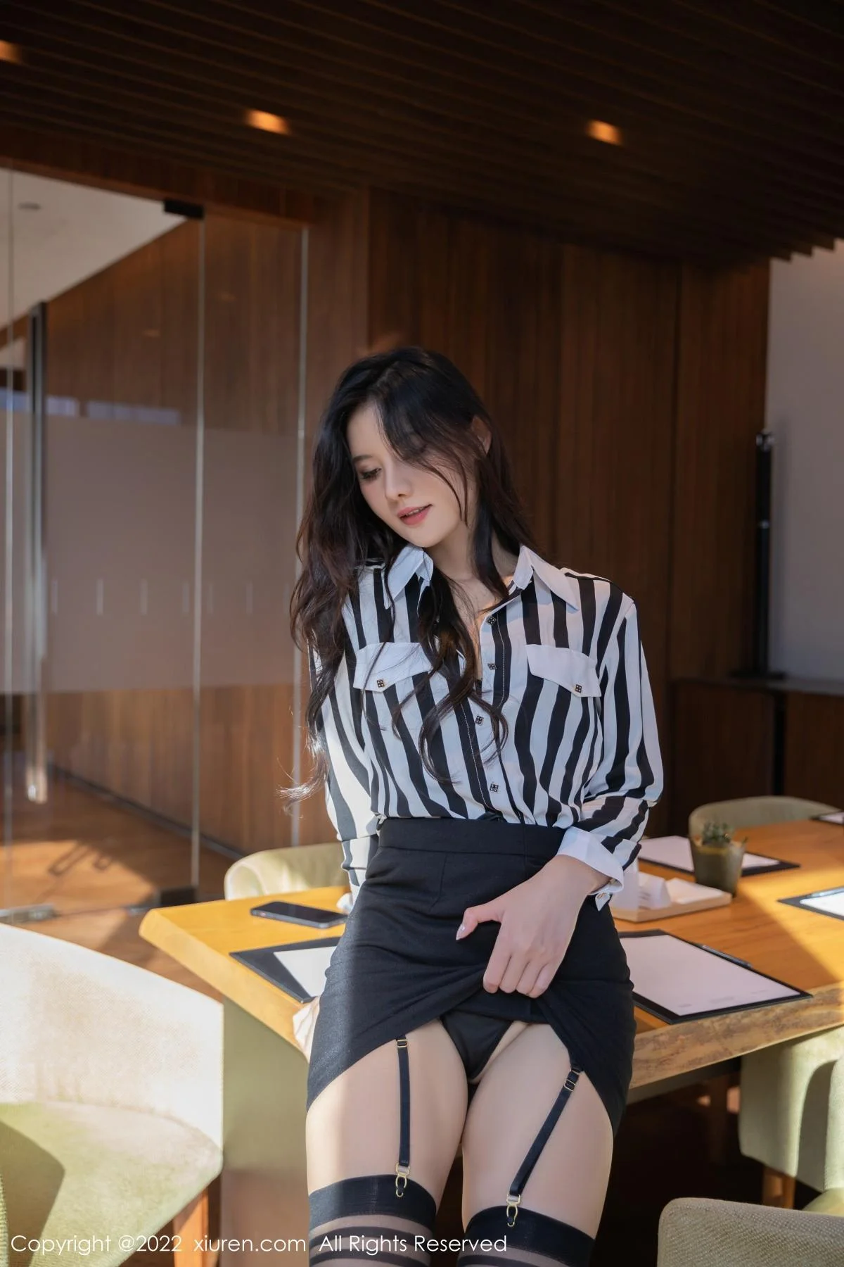 就是阿朱啊情趣捆绑主题黑色蕾丝内衣秀惹火身材绝美写真 第 1 张