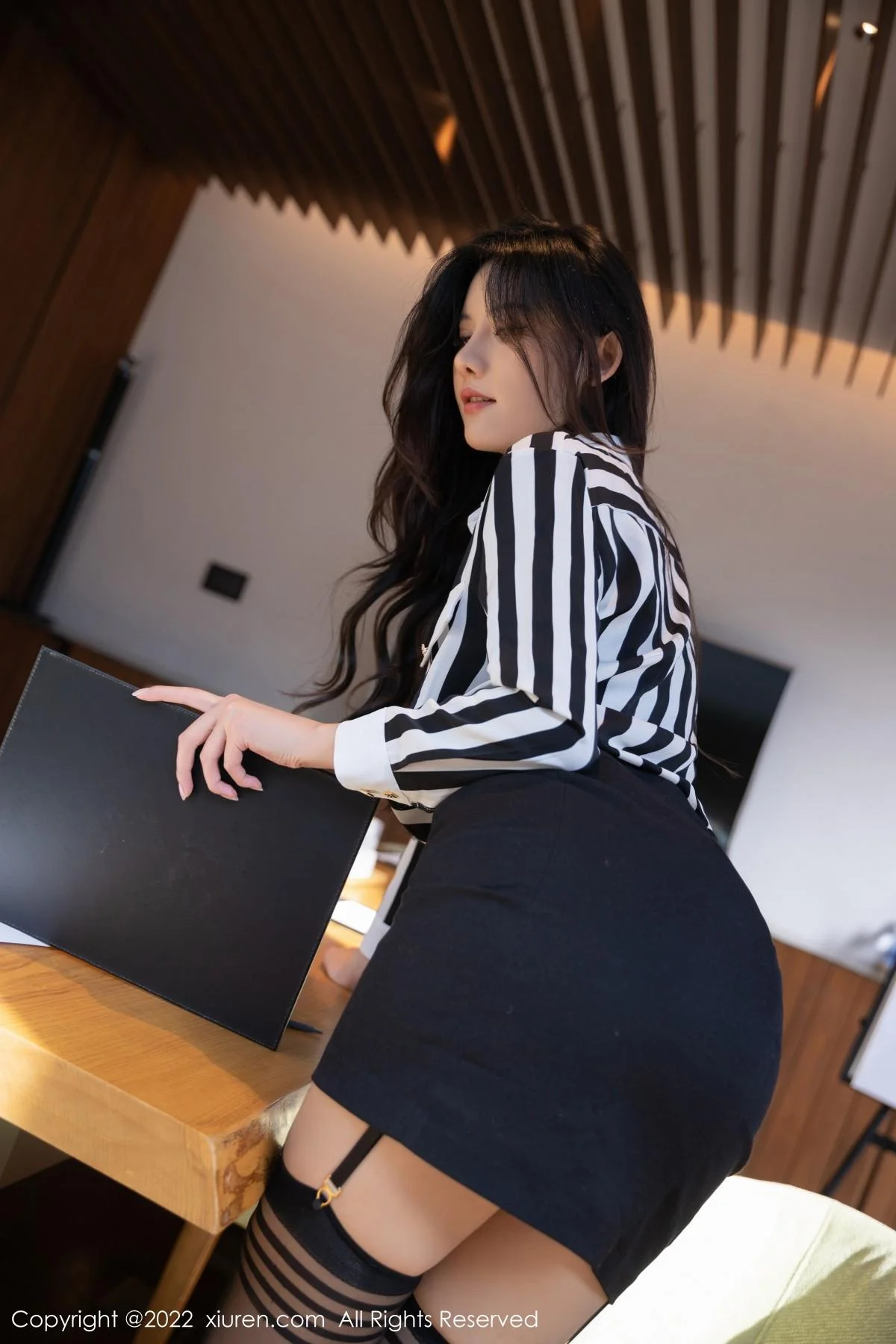 就是阿朱啊情趣捆绑主题黑色蕾丝内衣秀惹火身材绝美写真 第 5 张