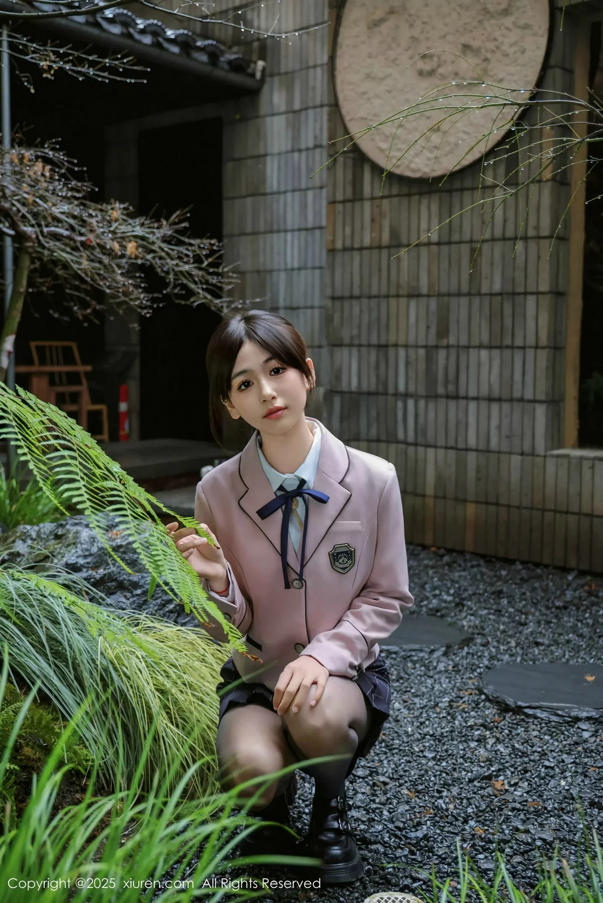 奶芙乔乔捆绑主题性感JK制服配超薄黑丝秀凹凸身材绝美写真 第 12 张