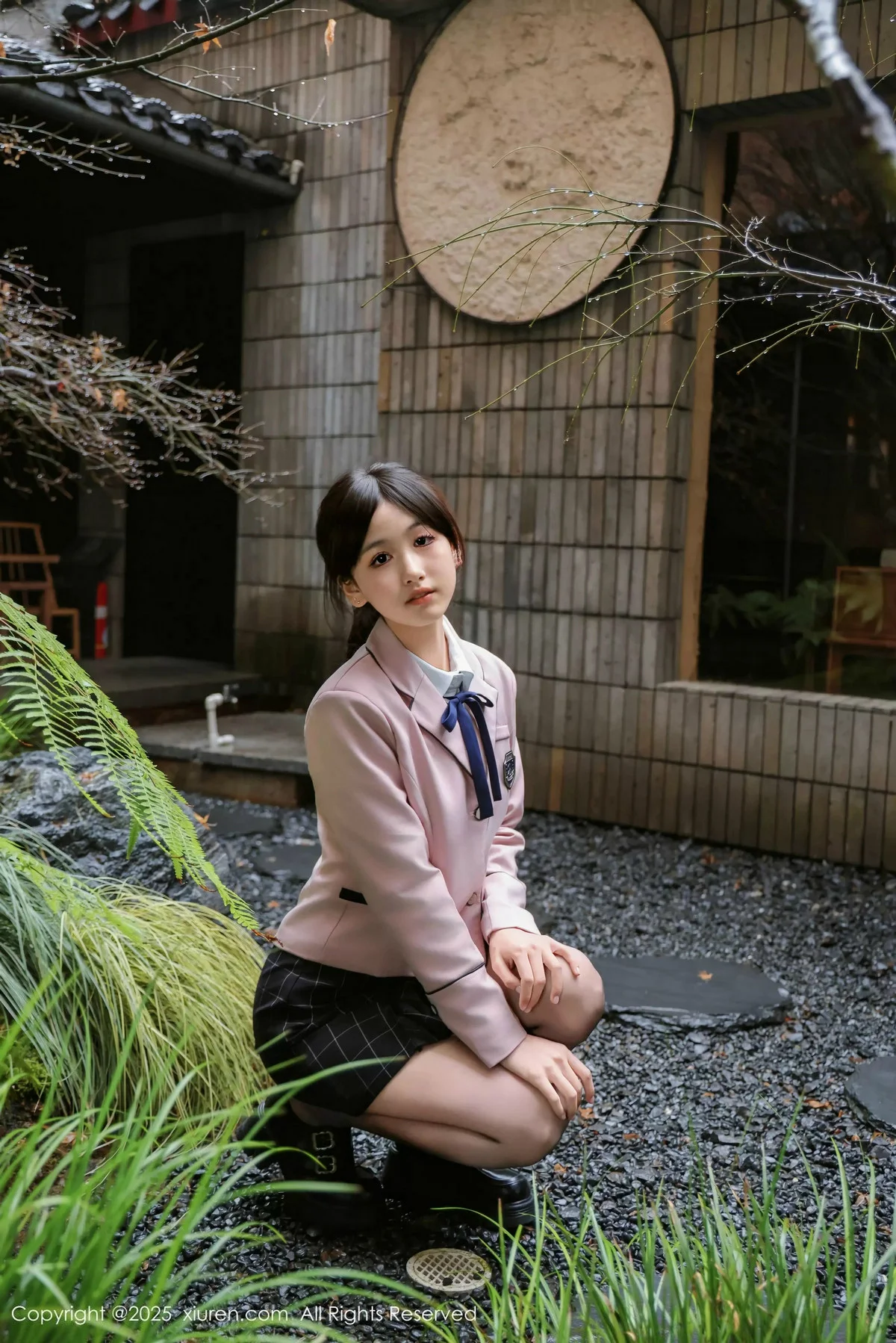 奶芙乔乔捆绑主题性感JK制服配超薄黑丝秀凹凸身材绝美写真 第 14 张