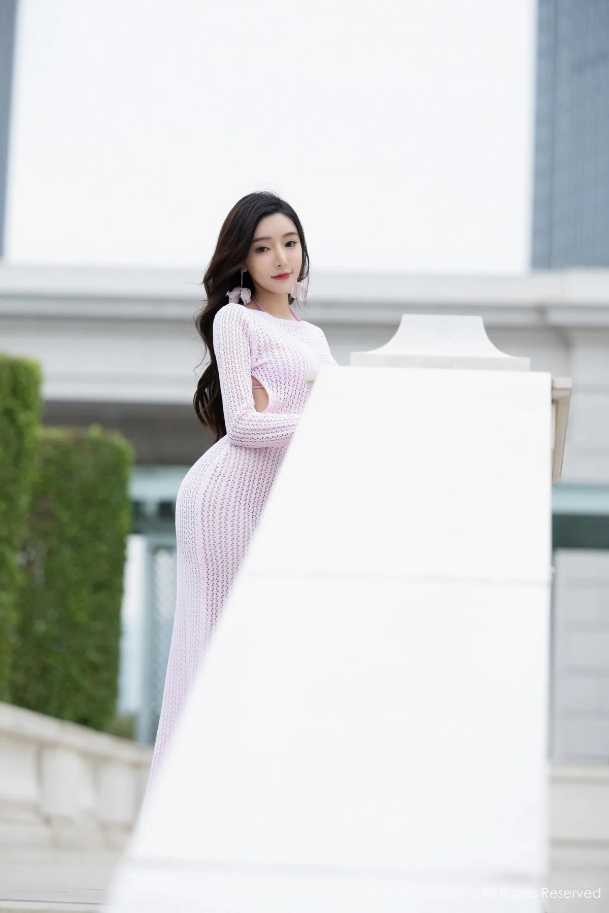 王馨瑶yanni黑色轻透情趣服+粉色比基尼秀完美身材绝美写真 第 6 张