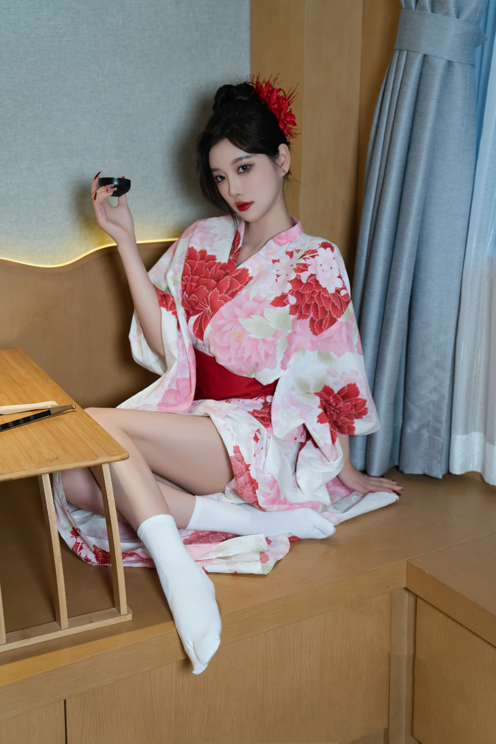 [秀人付费] 杨晨晨Yome 诱人私拍福利 和服日系风 第 104 张