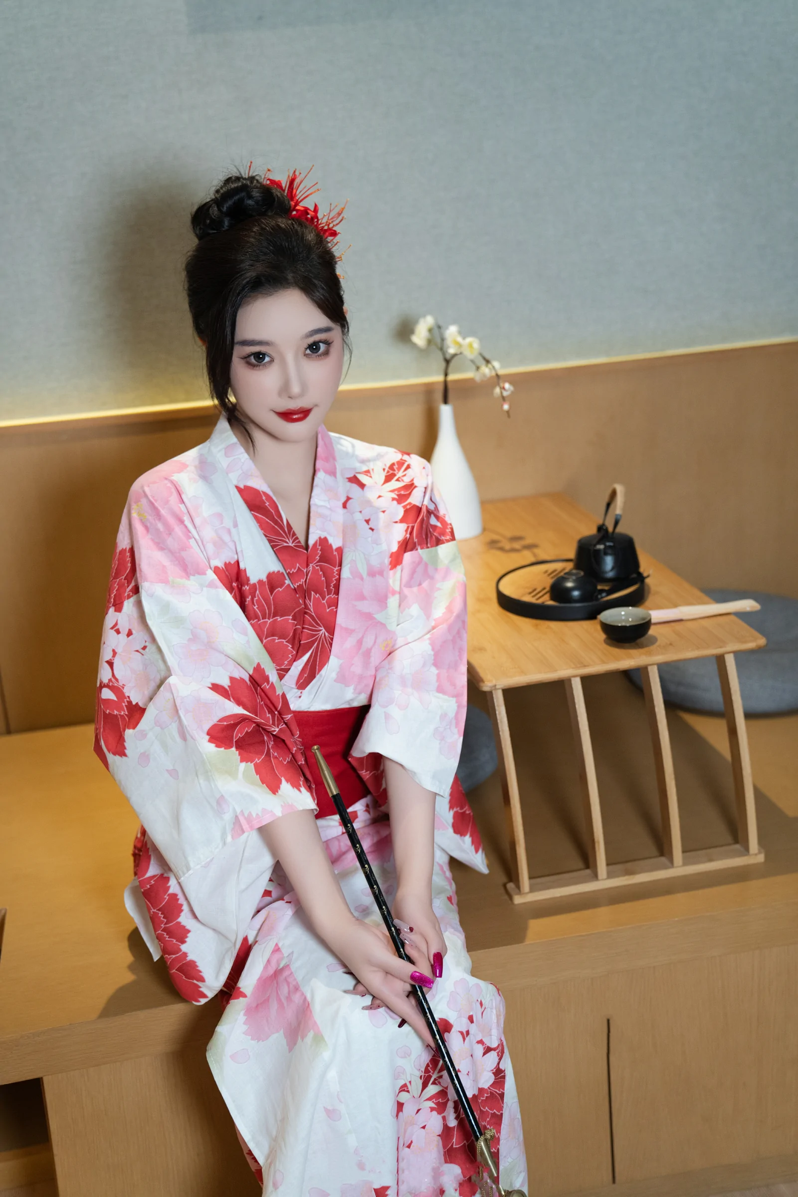 [秀人付费] 杨晨晨Yome 诱人私拍福利 和服日系风 第 17 张