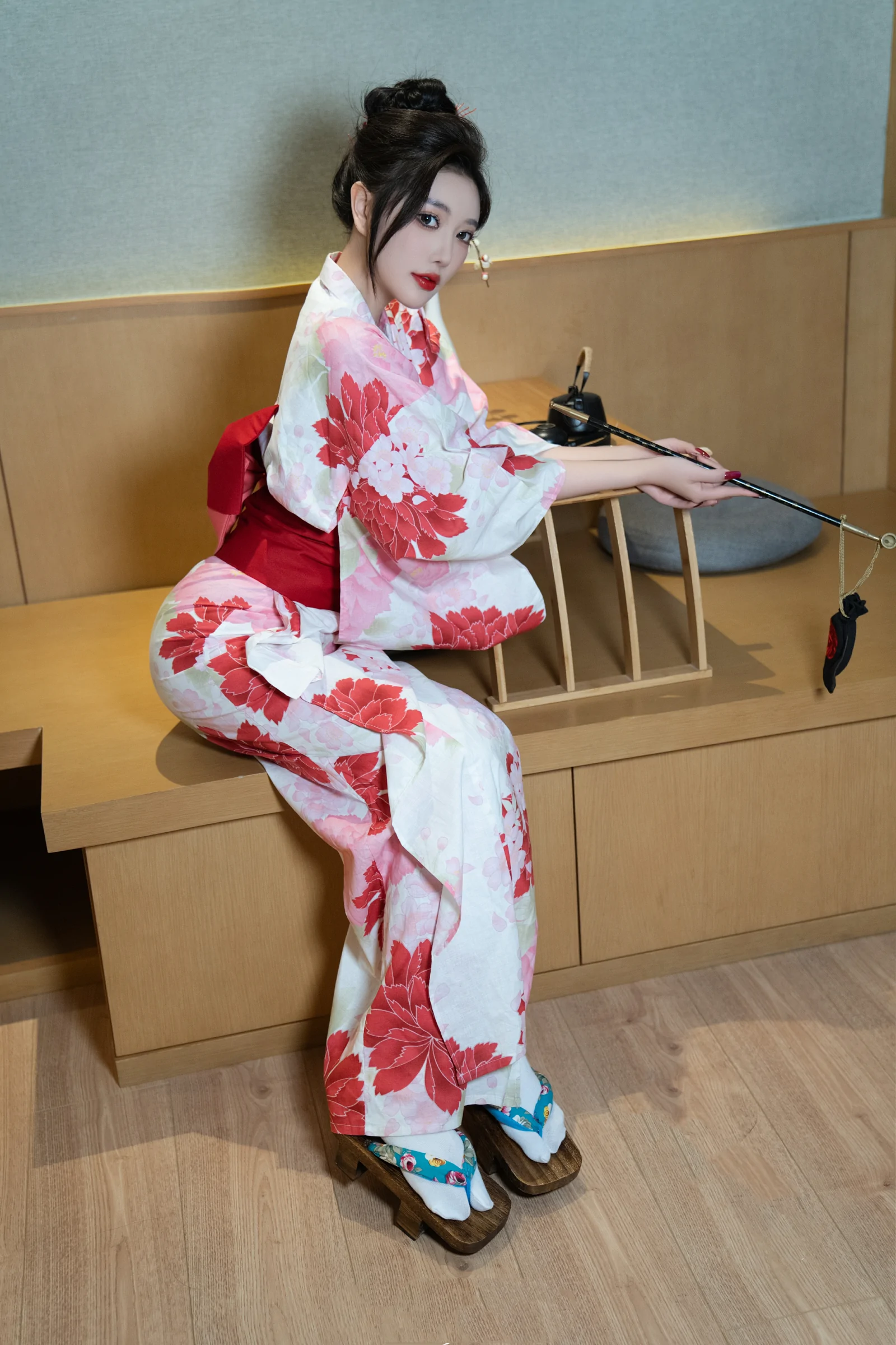 [秀人付费] 杨晨晨Yome 诱人私拍福利 和服日系风 第 19 张