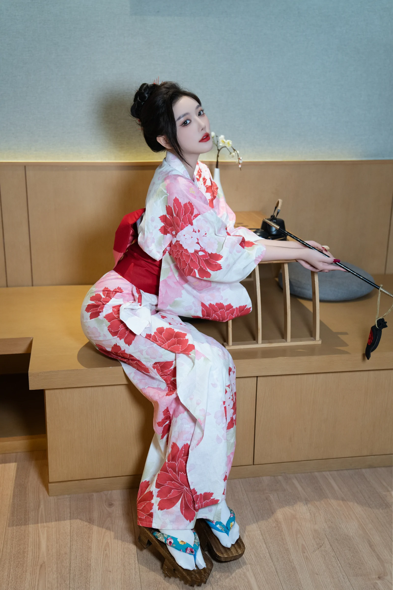 [秀人付费] 杨晨晨Yome 诱人私拍福利 和服日系风 第 21 张
