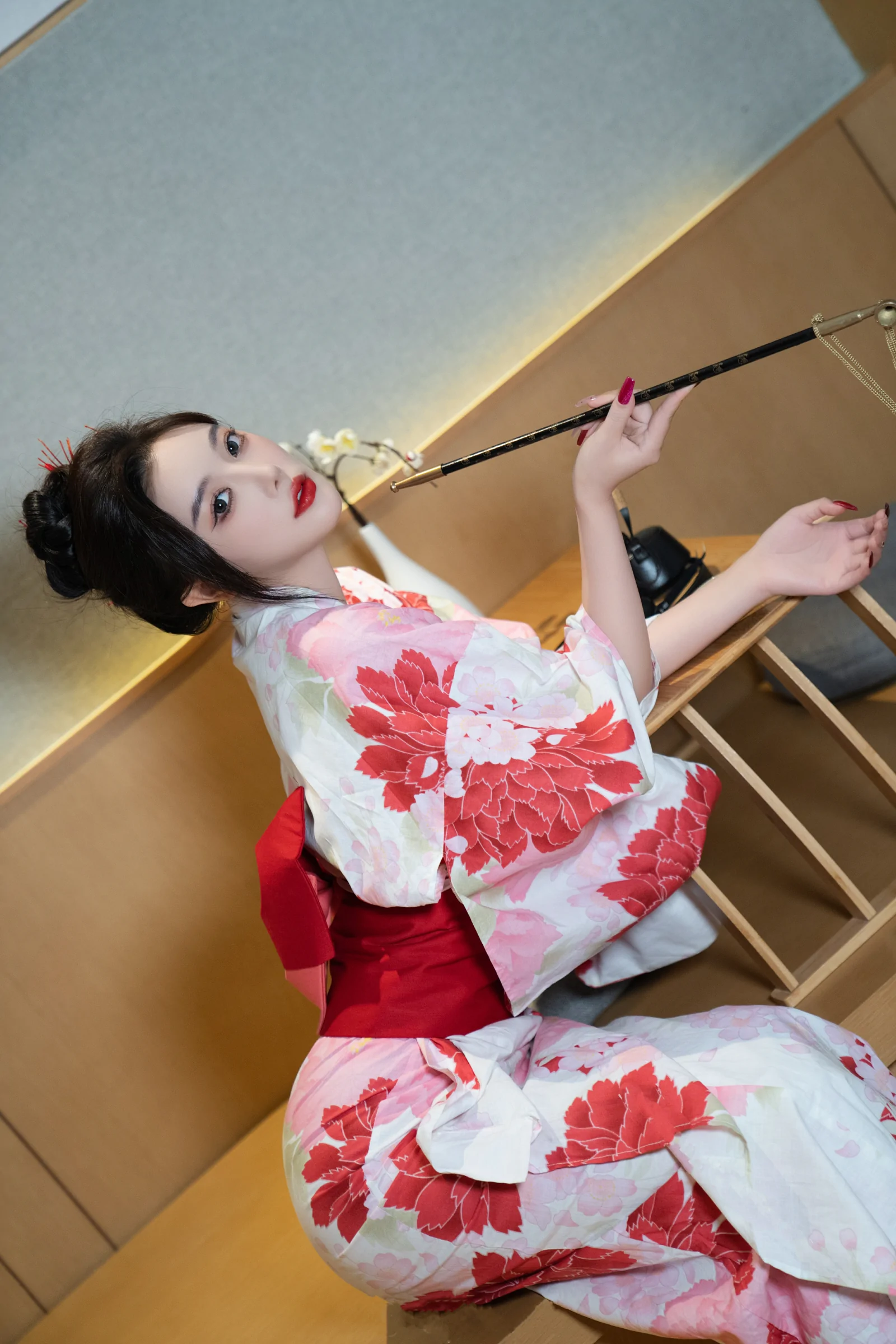 [秀人付费] 杨晨晨Yome 诱人私拍福利 和服日系风 第 24 张