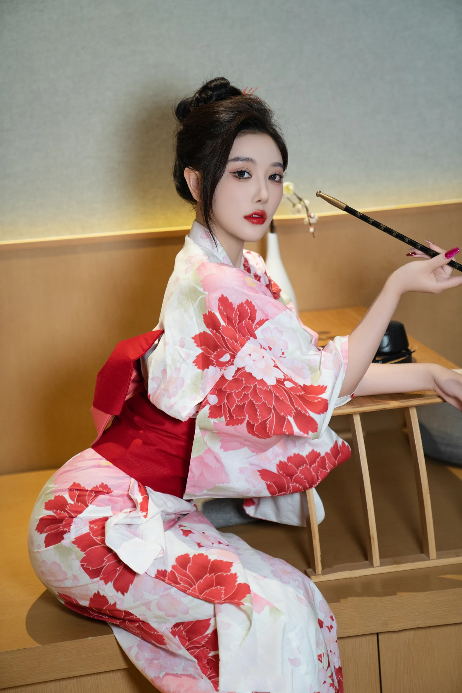 [秀人付费] 杨晨晨Yome 诱人私拍福利 和服日系风 第 27 张