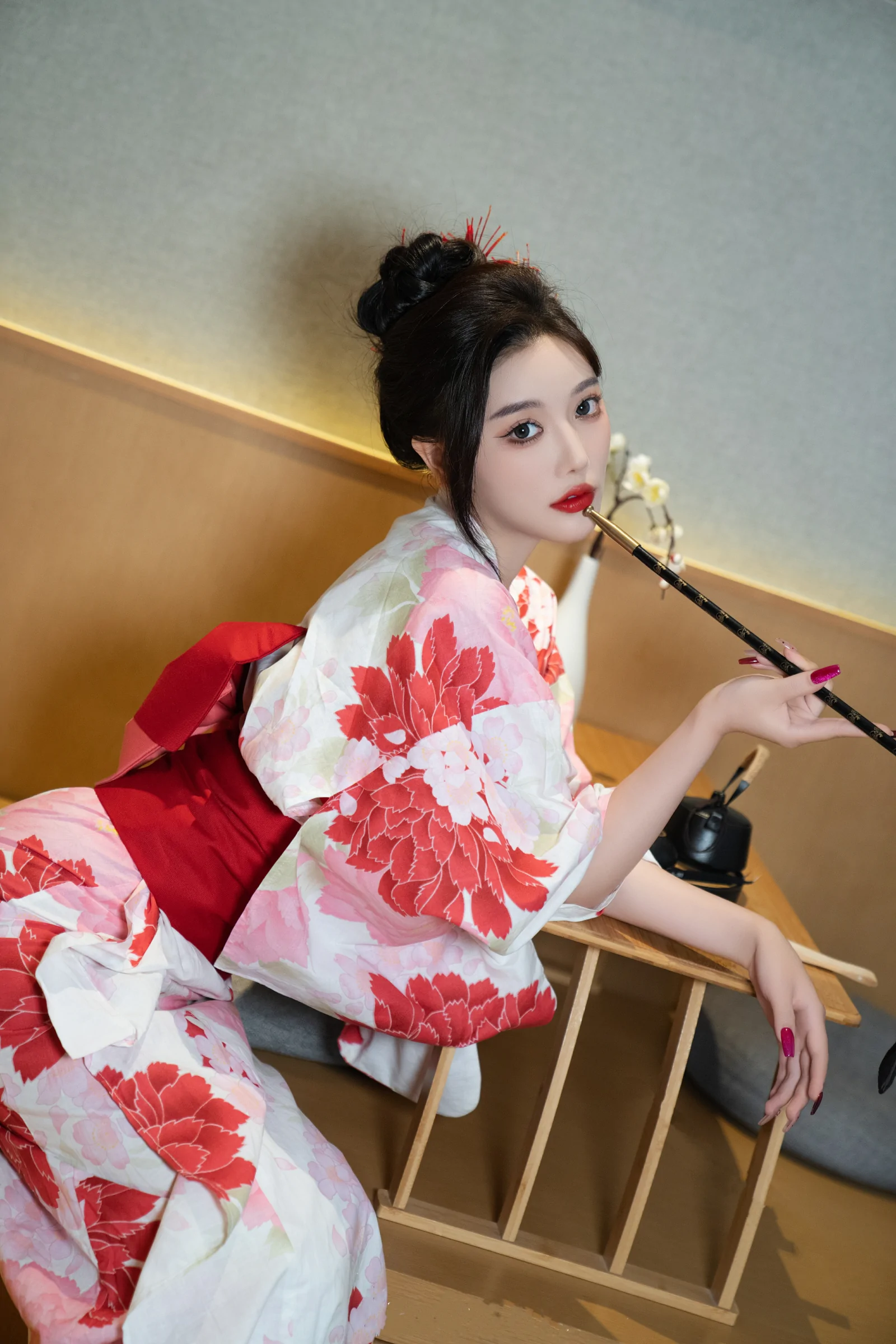 [秀人付费] 杨晨晨Yome 诱人私拍福利 和服日系风 第 29 张