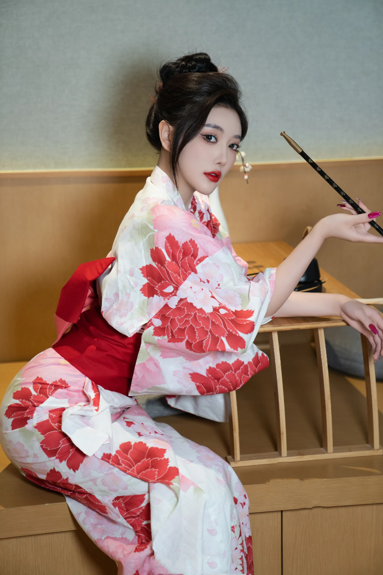 [秀人付费] 杨晨晨Yome 诱人私拍福利 和服日系风 第 31 张