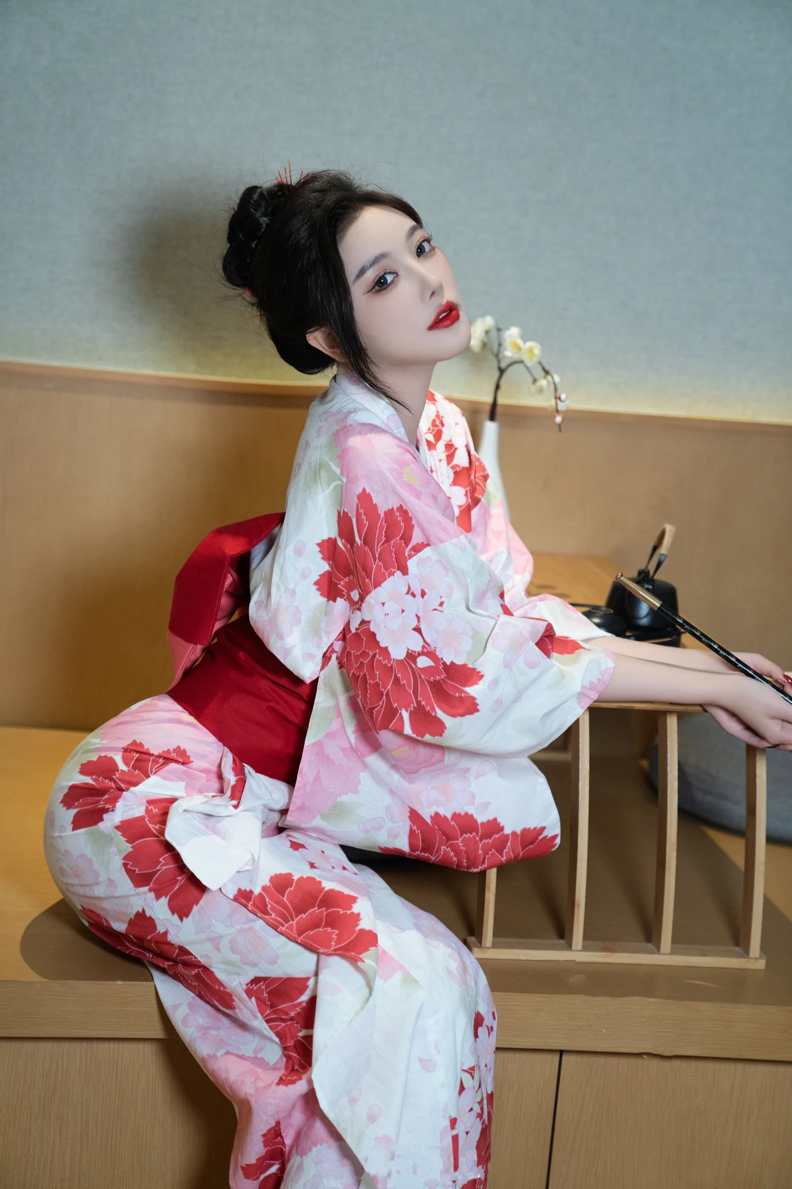 [秀人付费] 杨晨晨Yome 诱人私拍福利 和服日系风 第 34 张