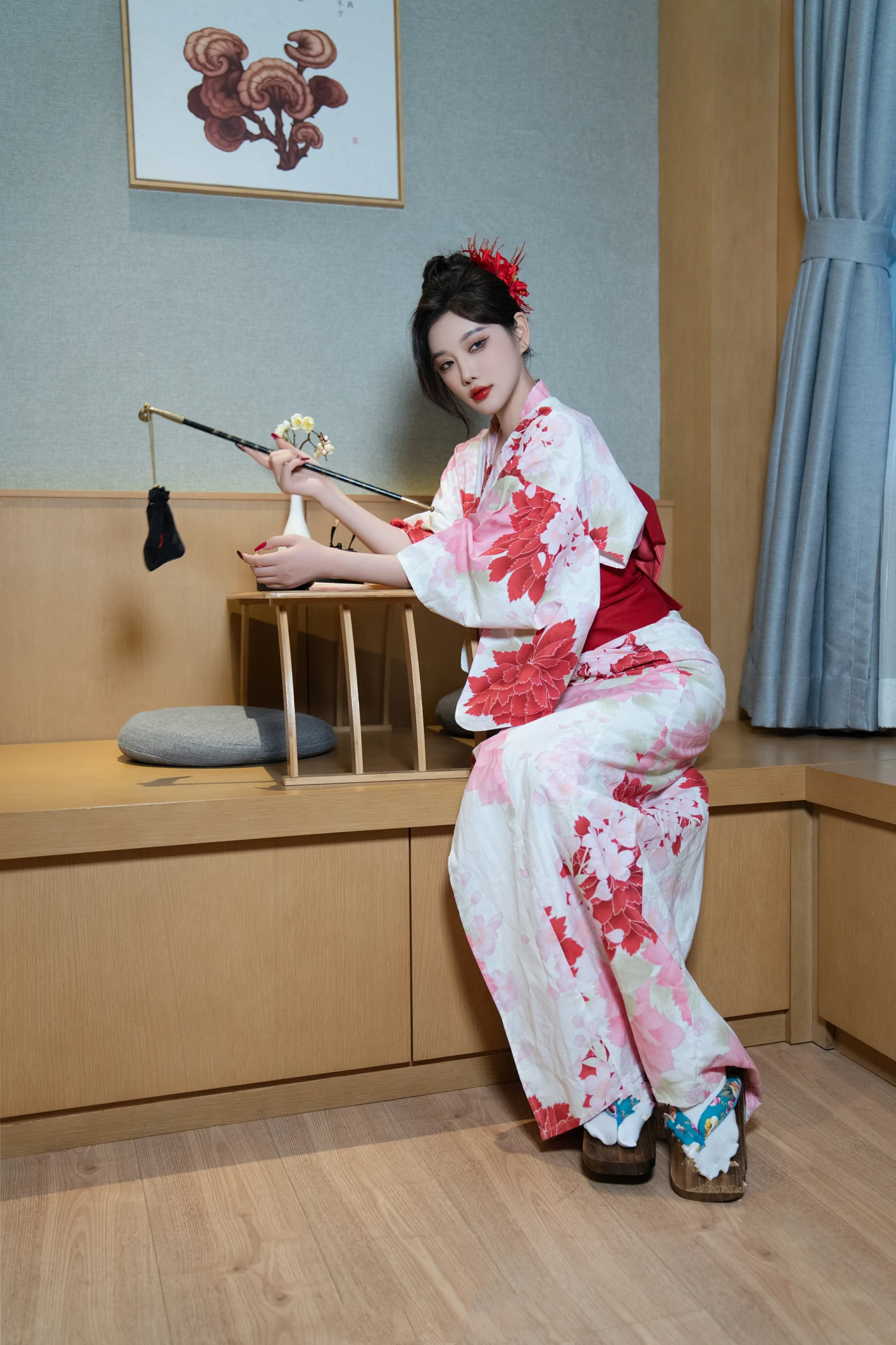 [秀人付费] 杨晨晨Yome 诱人私拍福利 和服日系风 第 44 张