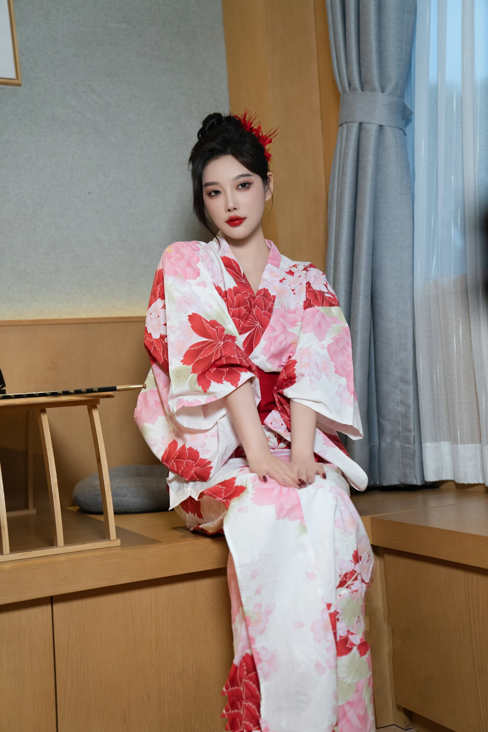 [秀人付费] 杨晨晨Yome 诱人私拍福利 和服日系风 第 45 张