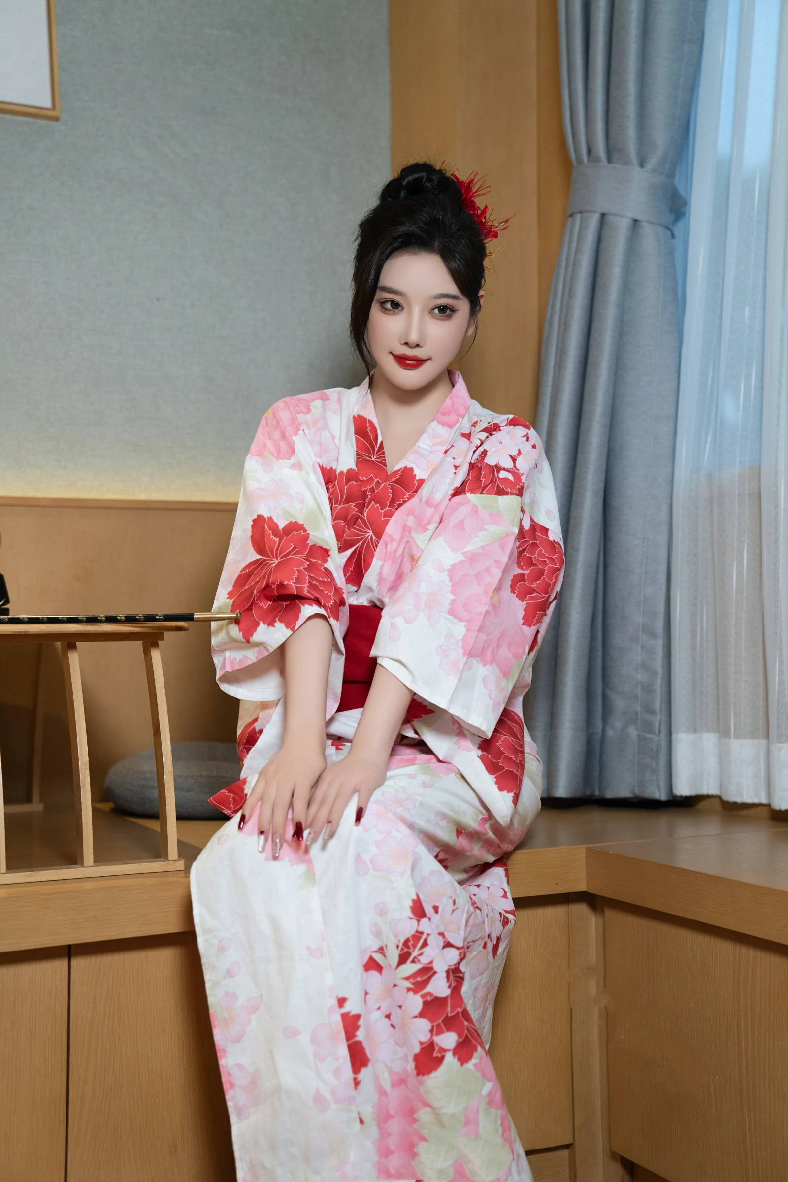 [秀人付费] 杨晨晨Yome 诱人私拍福利 和服日系风 第 47 张