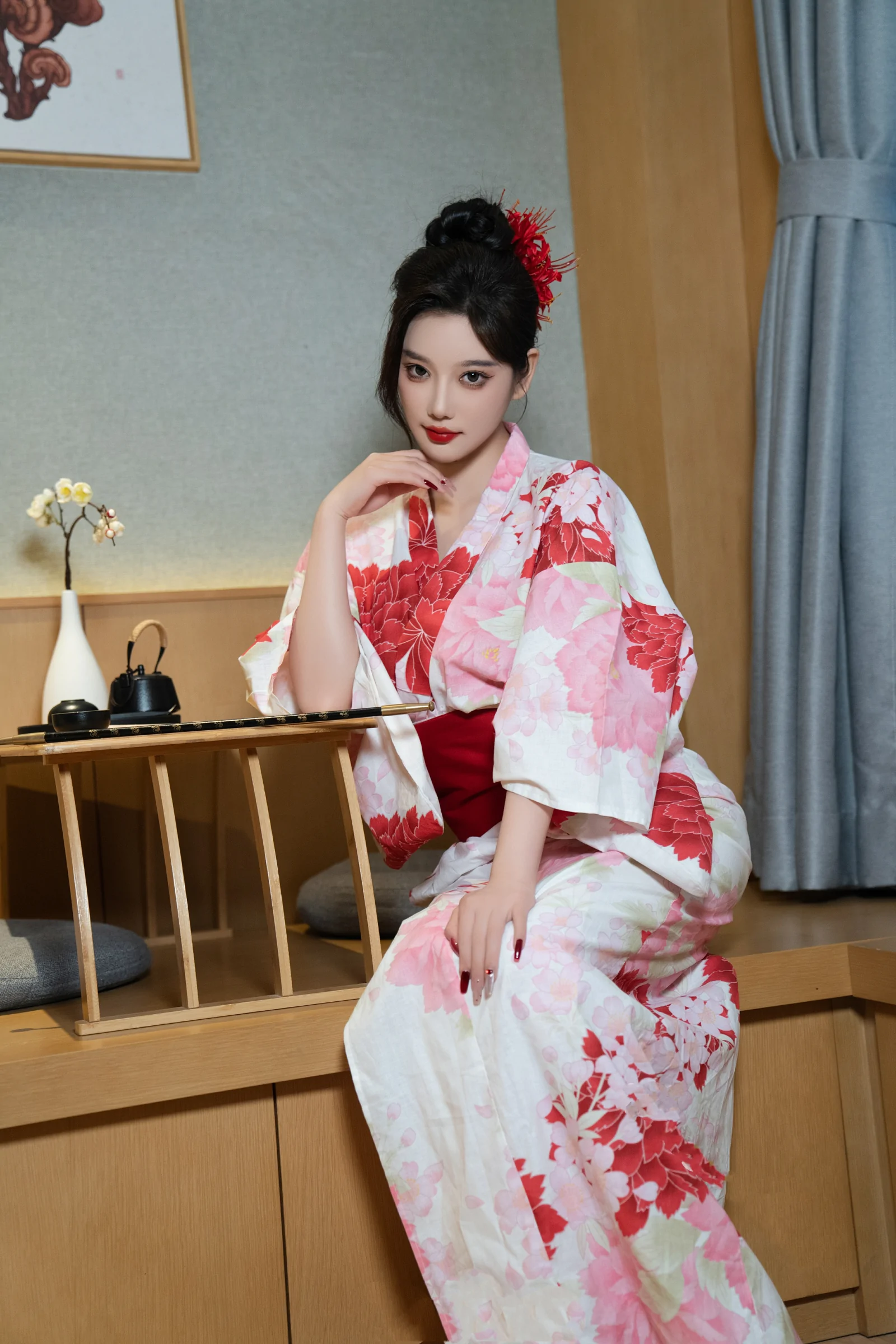 [秀人付费] 杨晨晨Yome 诱人私拍福利 和服日系风 第 51 张