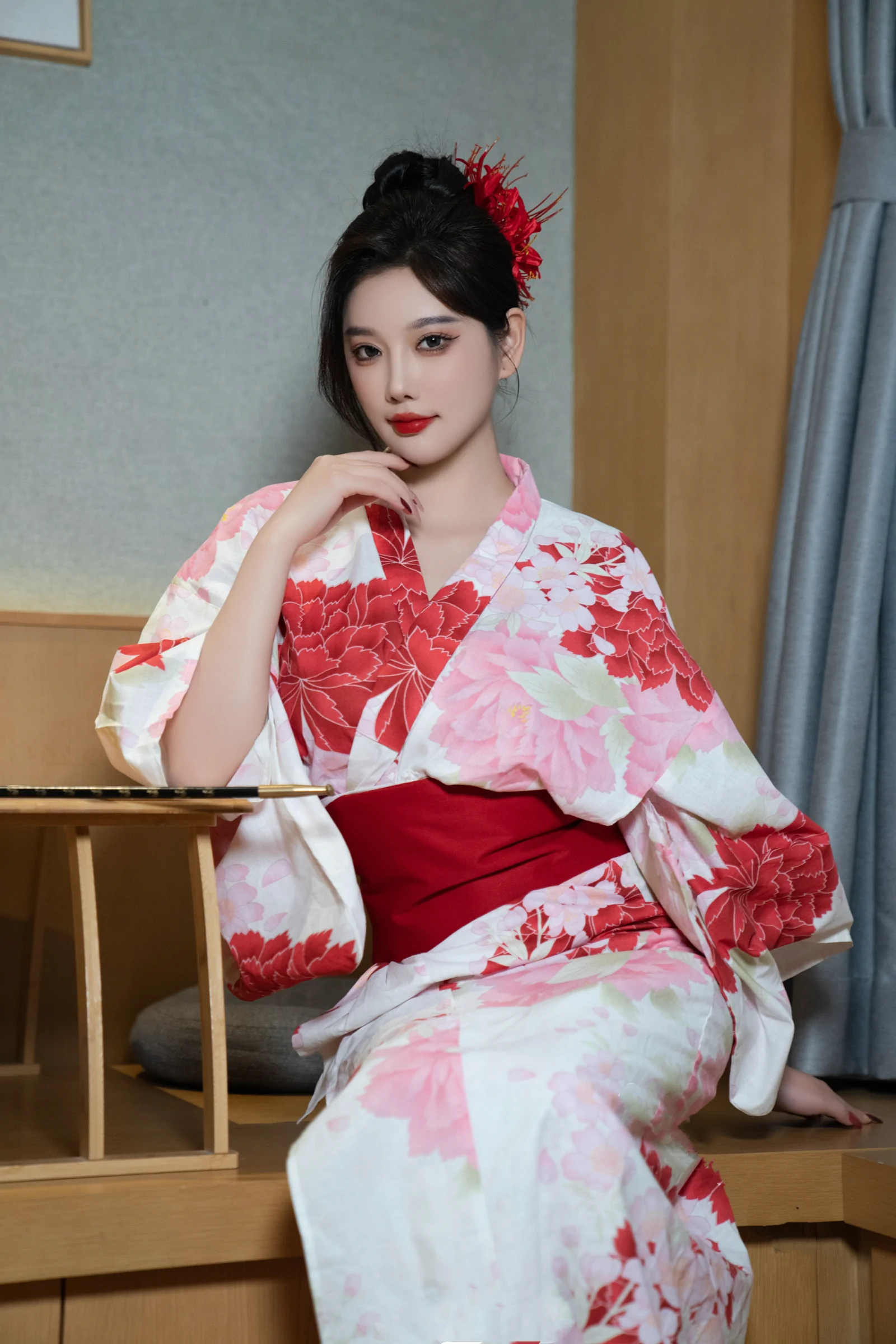 [秀人付费] 杨晨晨Yome 诱人私拍福利 和服日系风 第 53 张