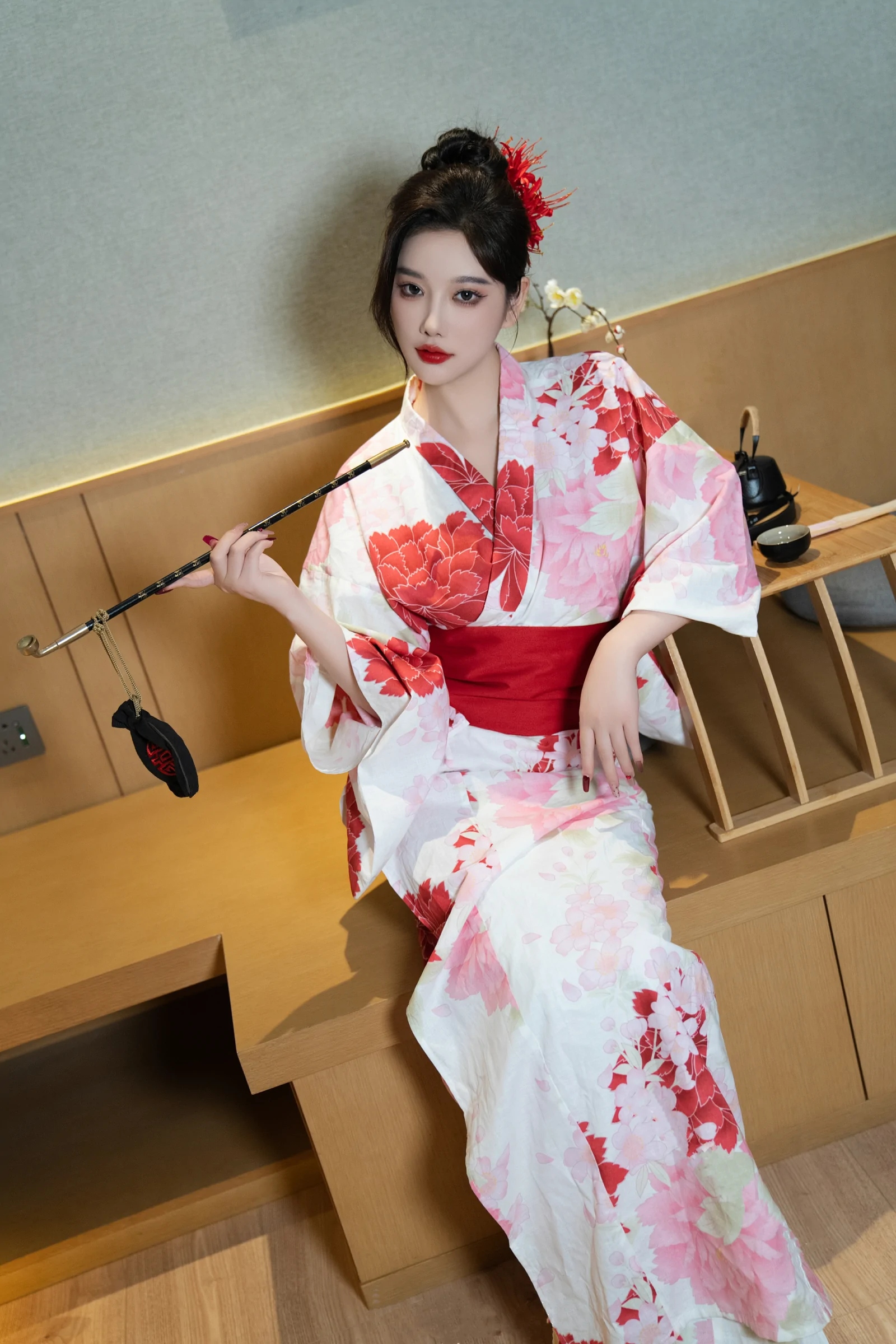 [秀人付费] 杨晨晨Yome 诱人私拍福利 和服日系风 第 7 张