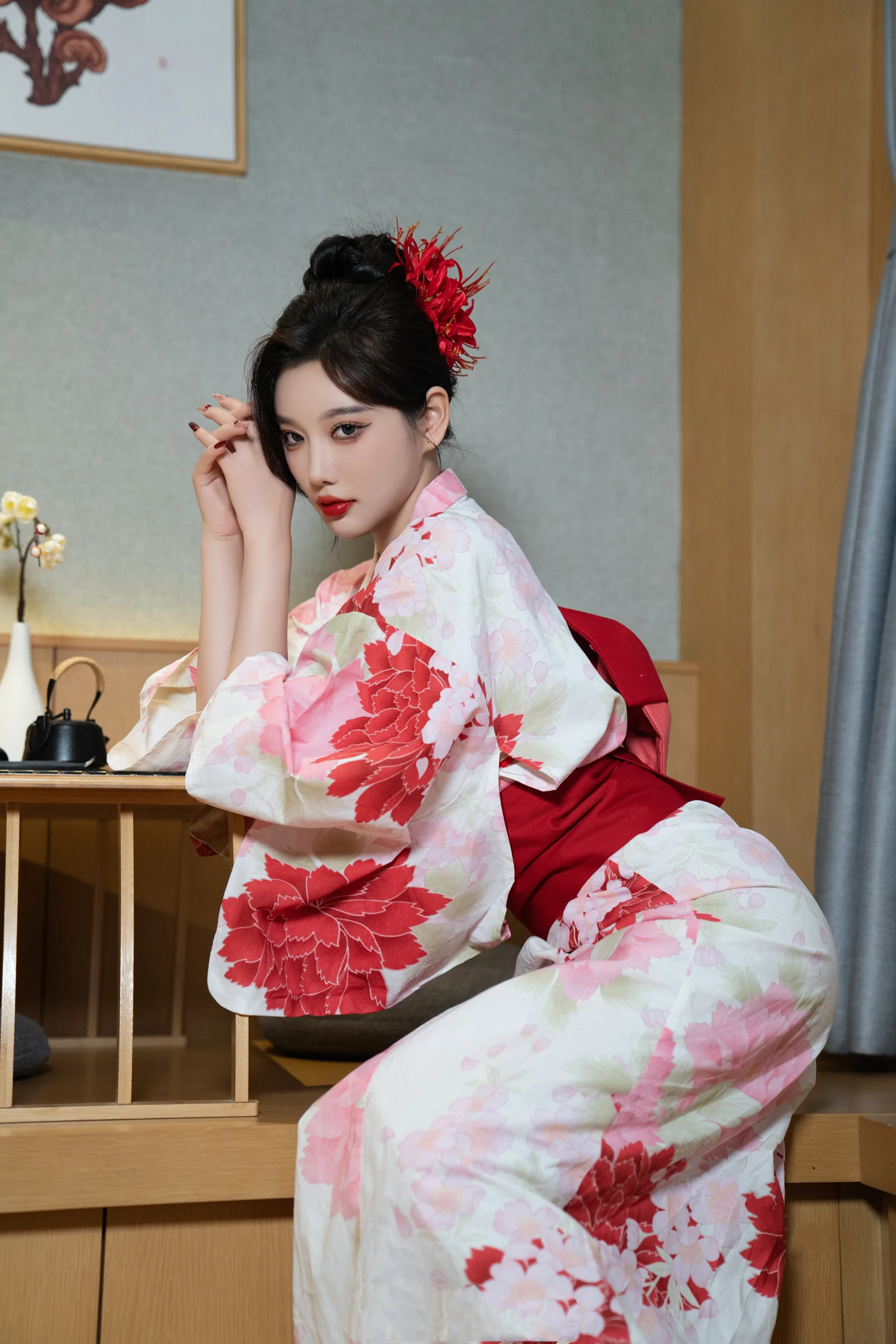 [秀人付费] 杨晨晨Yome 诱人私拍福利 和服日系风 第 73 张