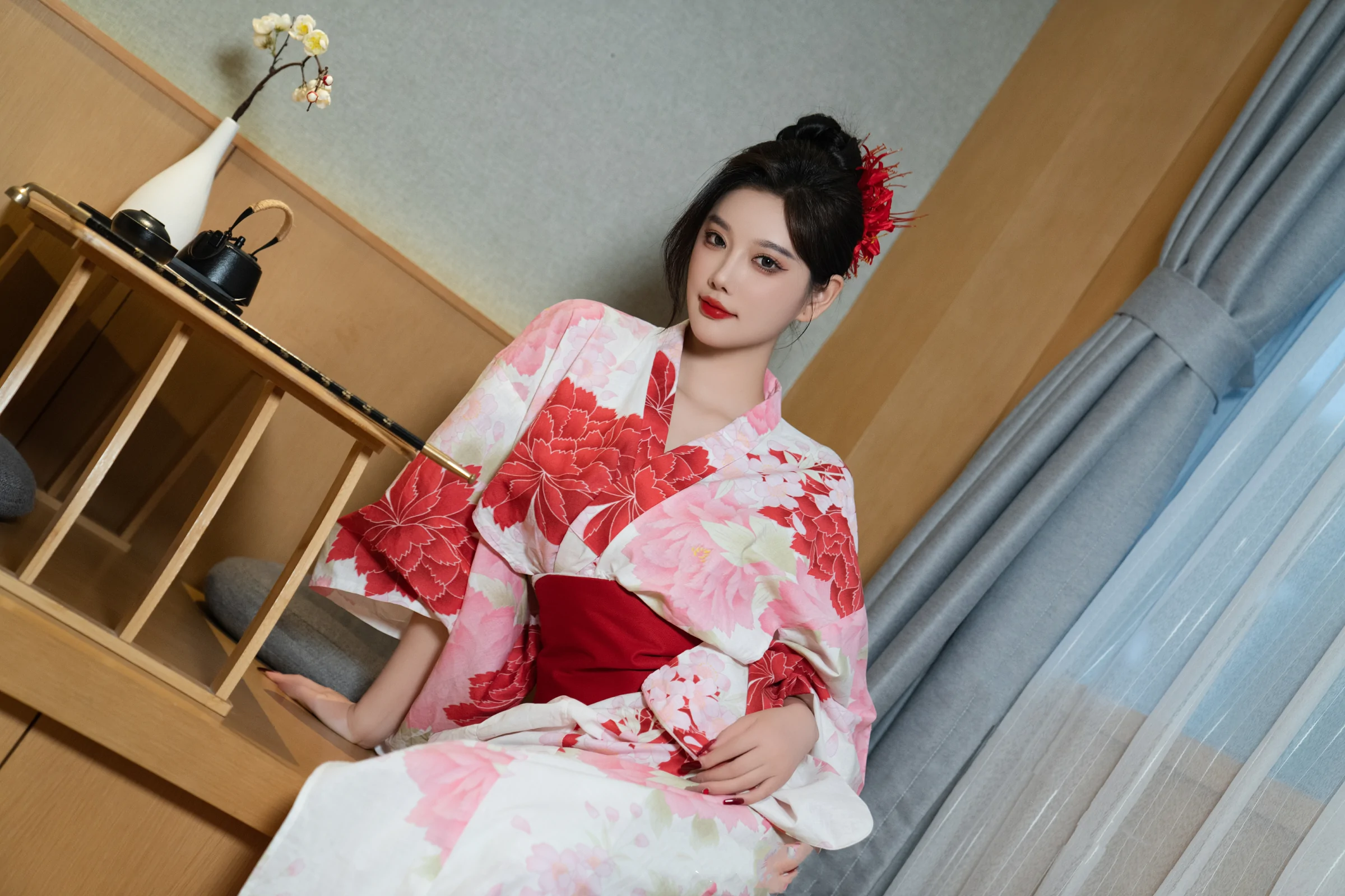 [秀人付费] 杨晨晨Yome 诱人私拍福利 和服日系风 第 76 张