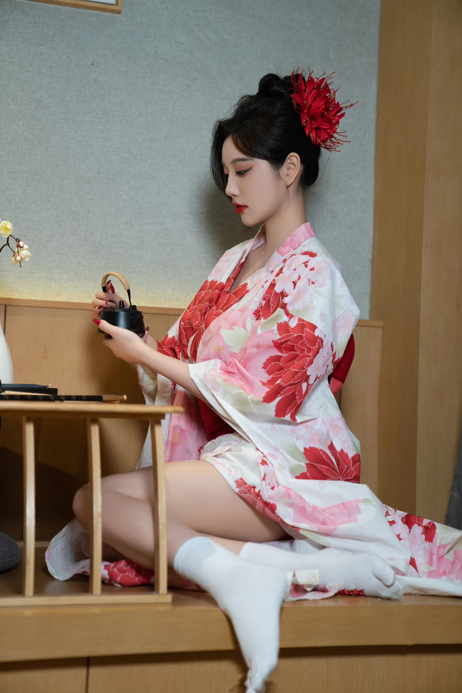 [秀人付费] 杨晨晨Yome 诱人私拍福利 和服日系风 第 91 张