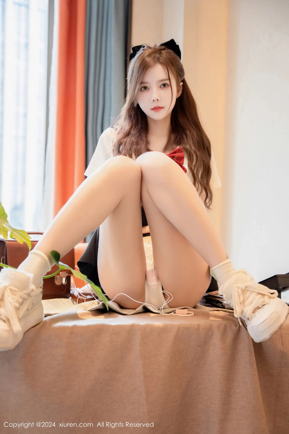拍黄瓜girl性感JK制服露白色蕾丝内衣秀曼妙身姿绝美写真 第 10 张