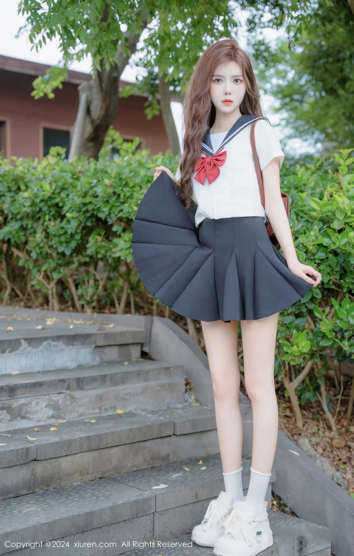 拍黄瓜girl性感JK制服露白色蕾丝内衣秀曼妙身姿绝美写真 第 162 张