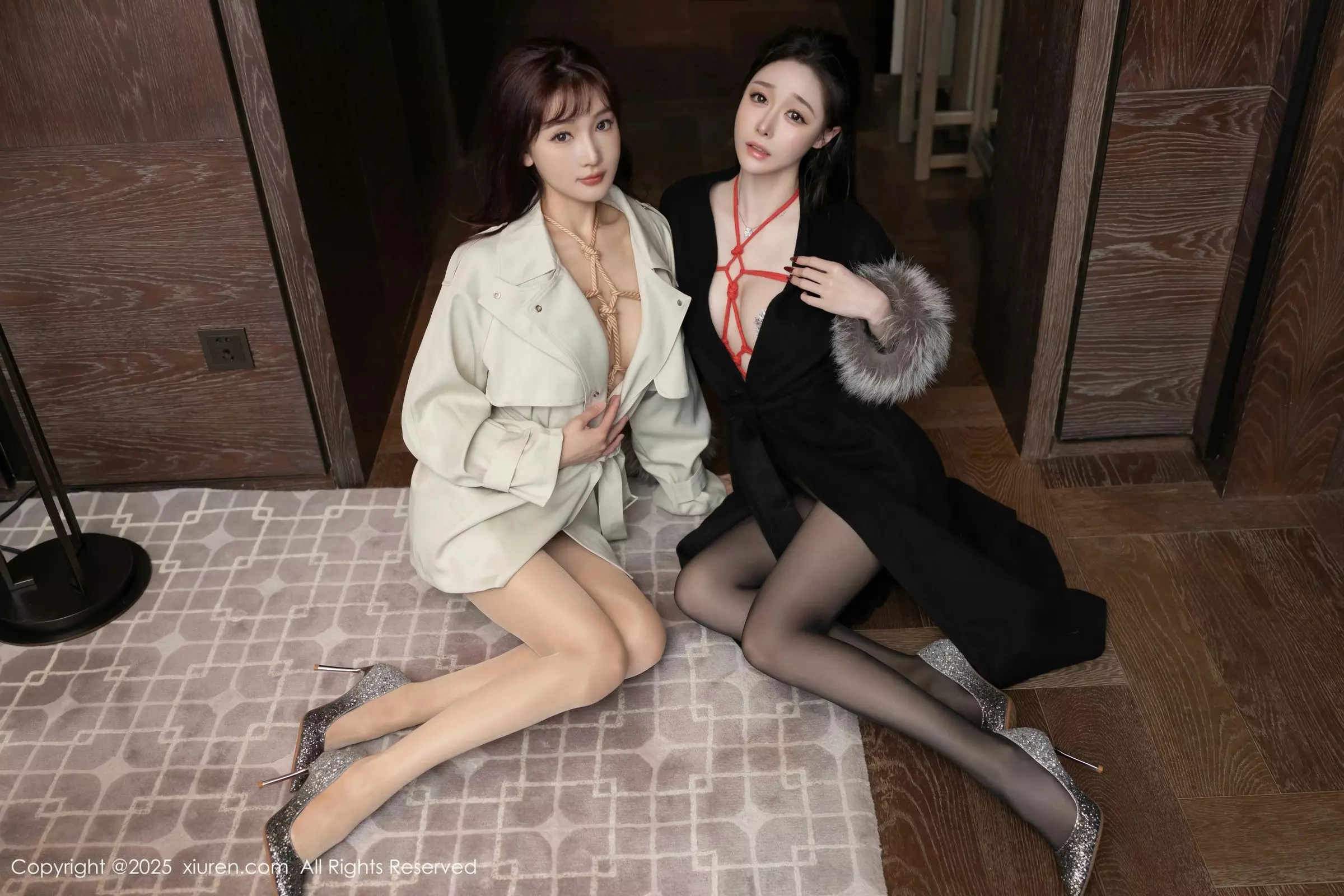 合集陆萱萱＆小逗逗绳艺捆绑情趣内衣秀惹火身材绝美写真 第 17 张