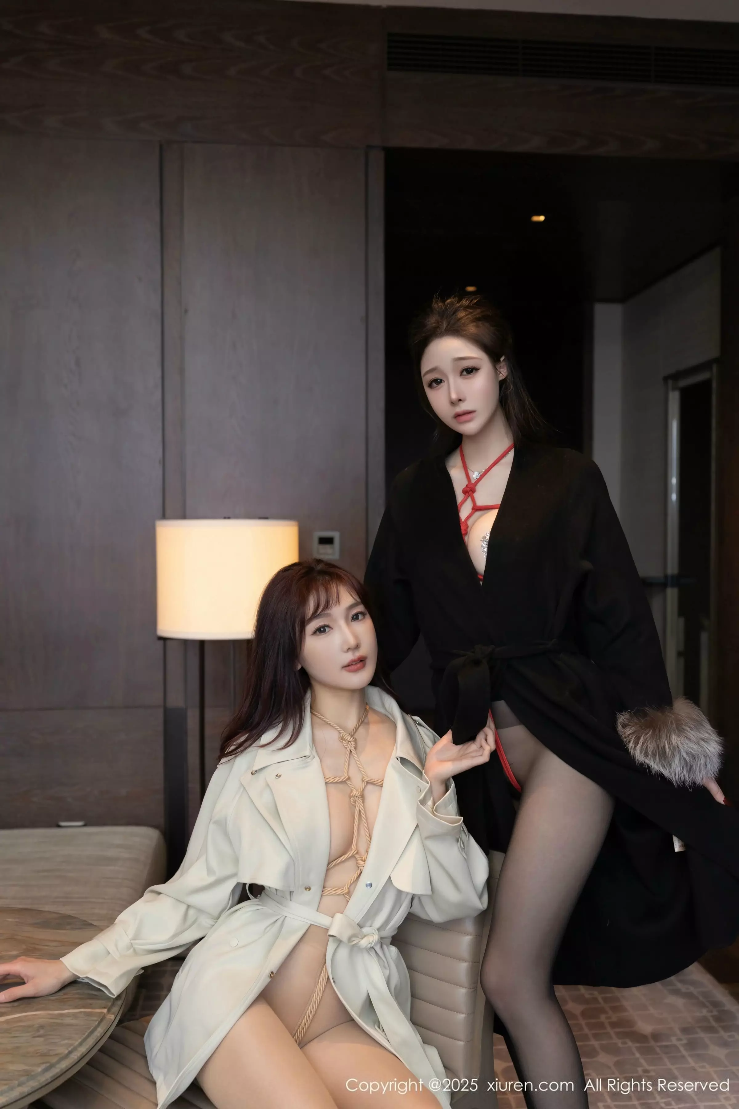 合集陆萱萱＆小逗逗绳艺捆绑情趣内衣秀惹火身材绝美写真 第 25 张