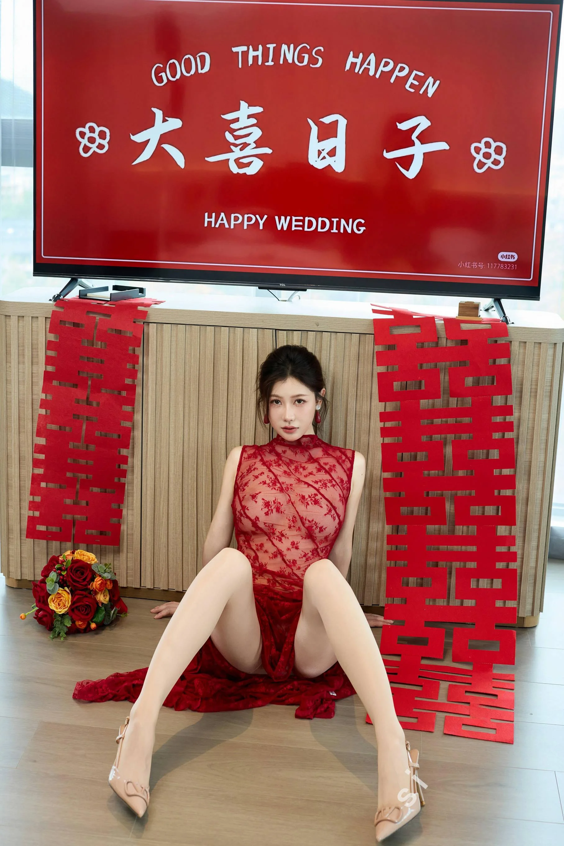 [秀人付费] 尹甜甜 诱人私拍福利 出嫁 第 51 张
