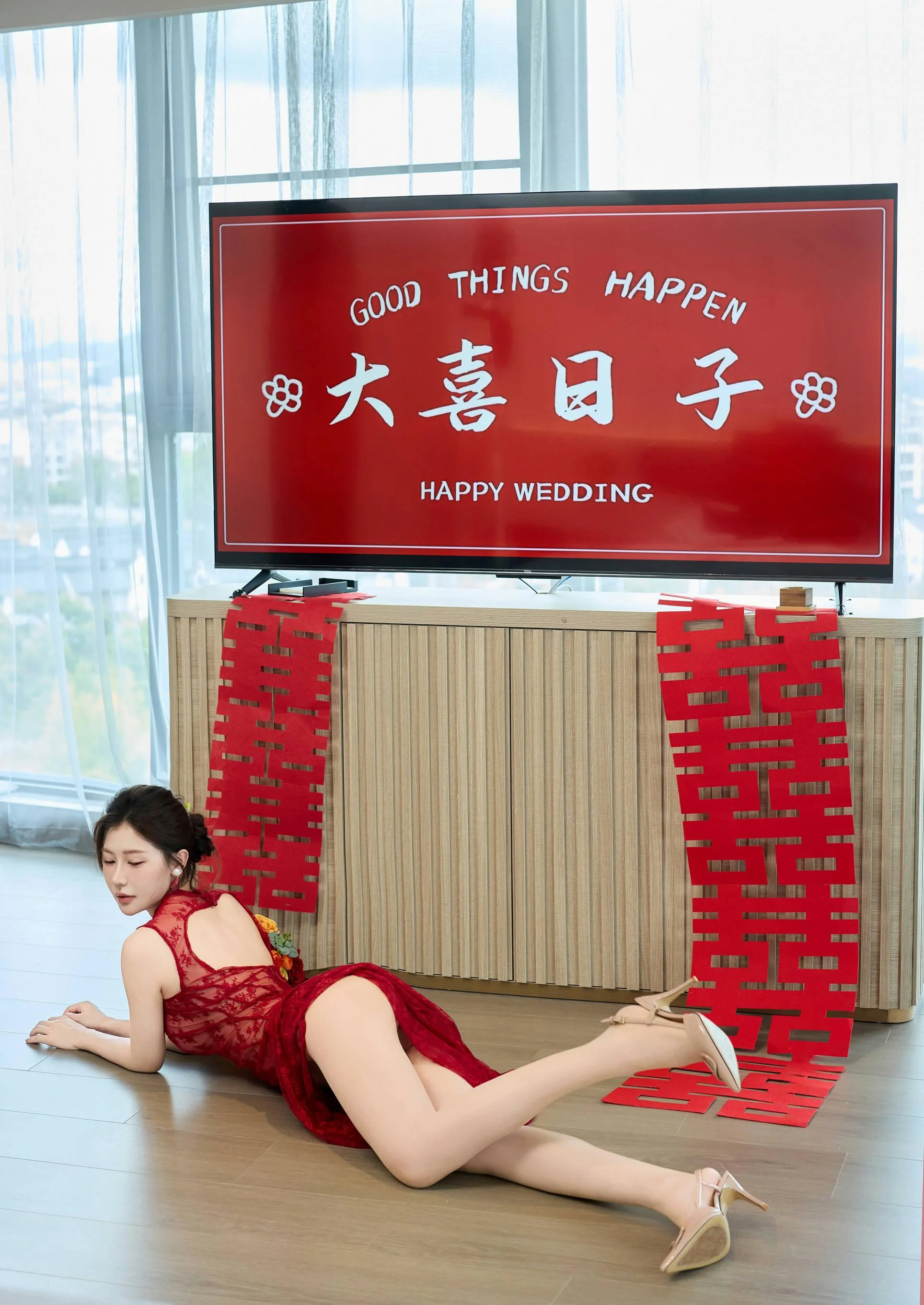 [秀人付费] 尹甜甜 诱人私拍福利 出嫁 第 59 张