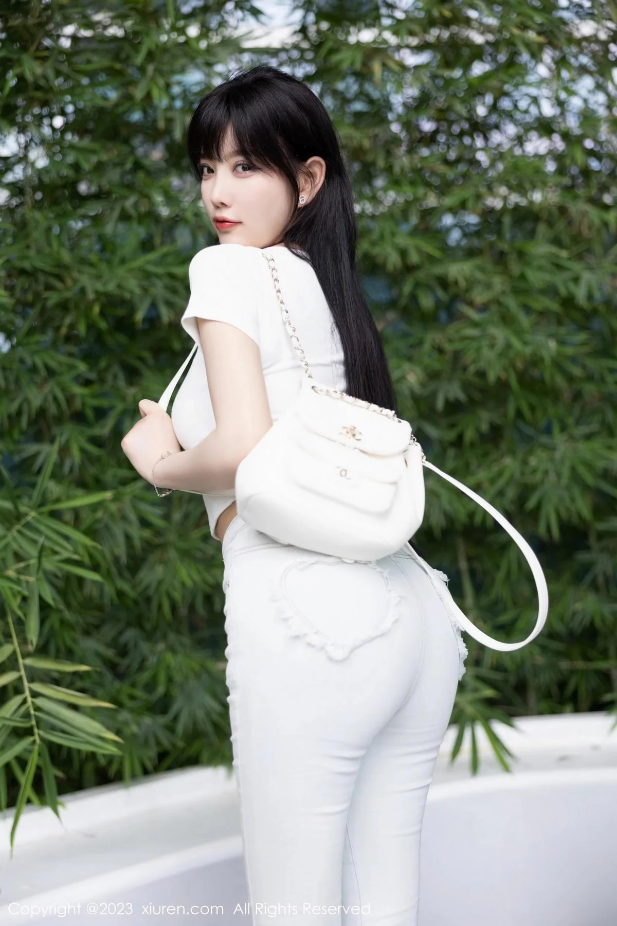 杨晨晨Yome私房性感浅色内衣配超薄无内肉丝完美绝美写真 第 8 张