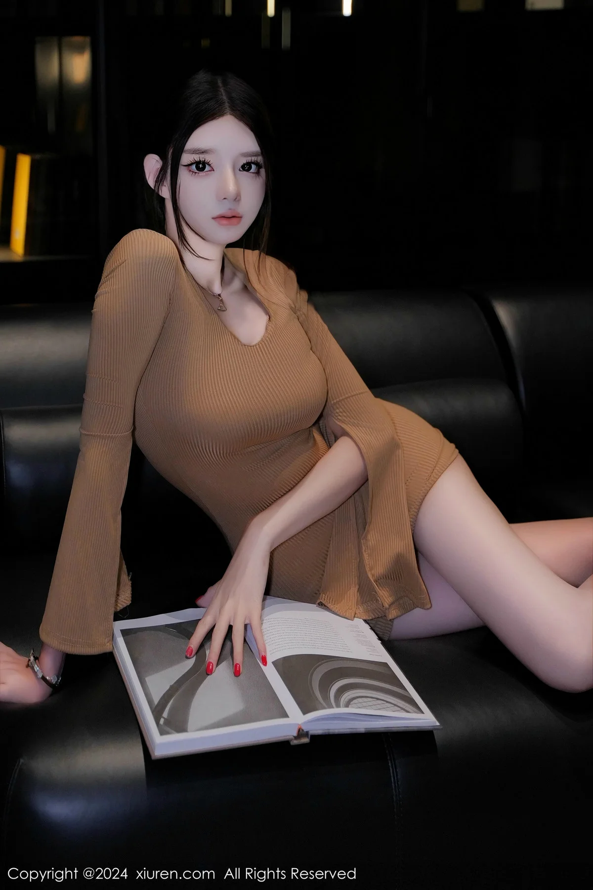 果茶姐姐私房性感红黑搭配情趣内衣秀曼妙身姿撩人绝美写真 第 113 张