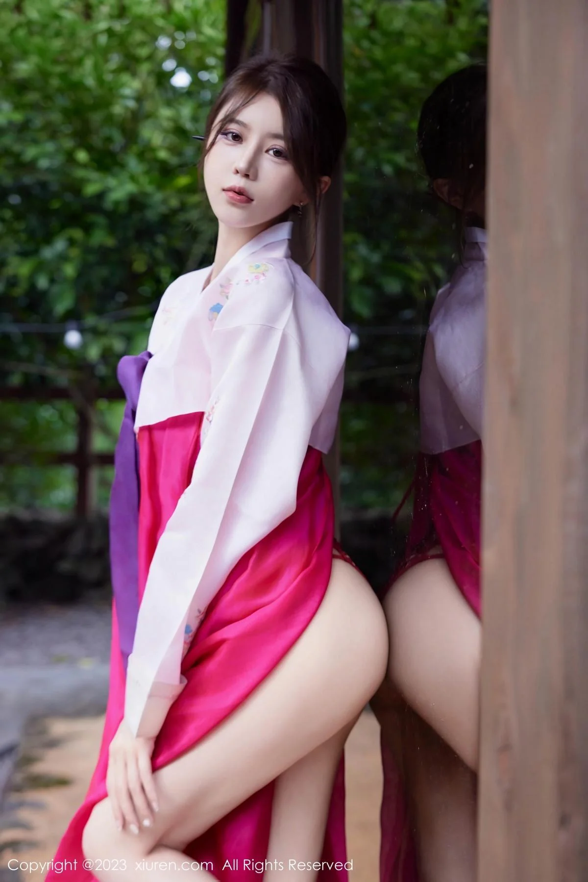 tina_甜仔性感红色大长今服饰半脱秀凹凸身材惹火绝美写真 第 15 张