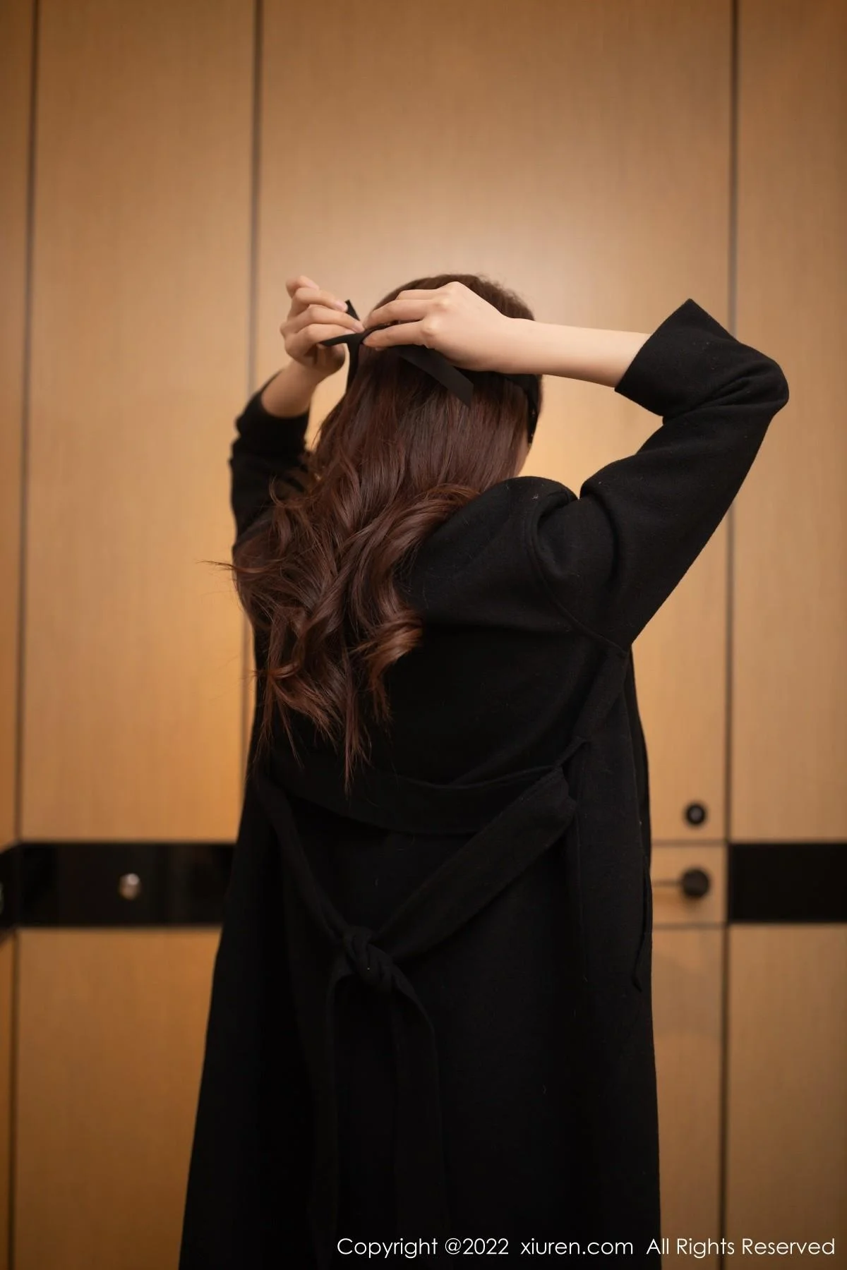 陆萱萱角色扮演半脱露蕾丝内衣超薄无内黑丝极致绝美写真 第 44 张