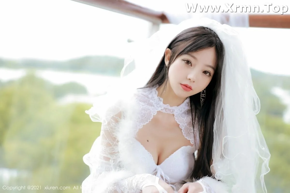 佘贝拉bella大理旅拍私房性感纯白婚纱配蕾丝吊袜绝美写真 第 30 张