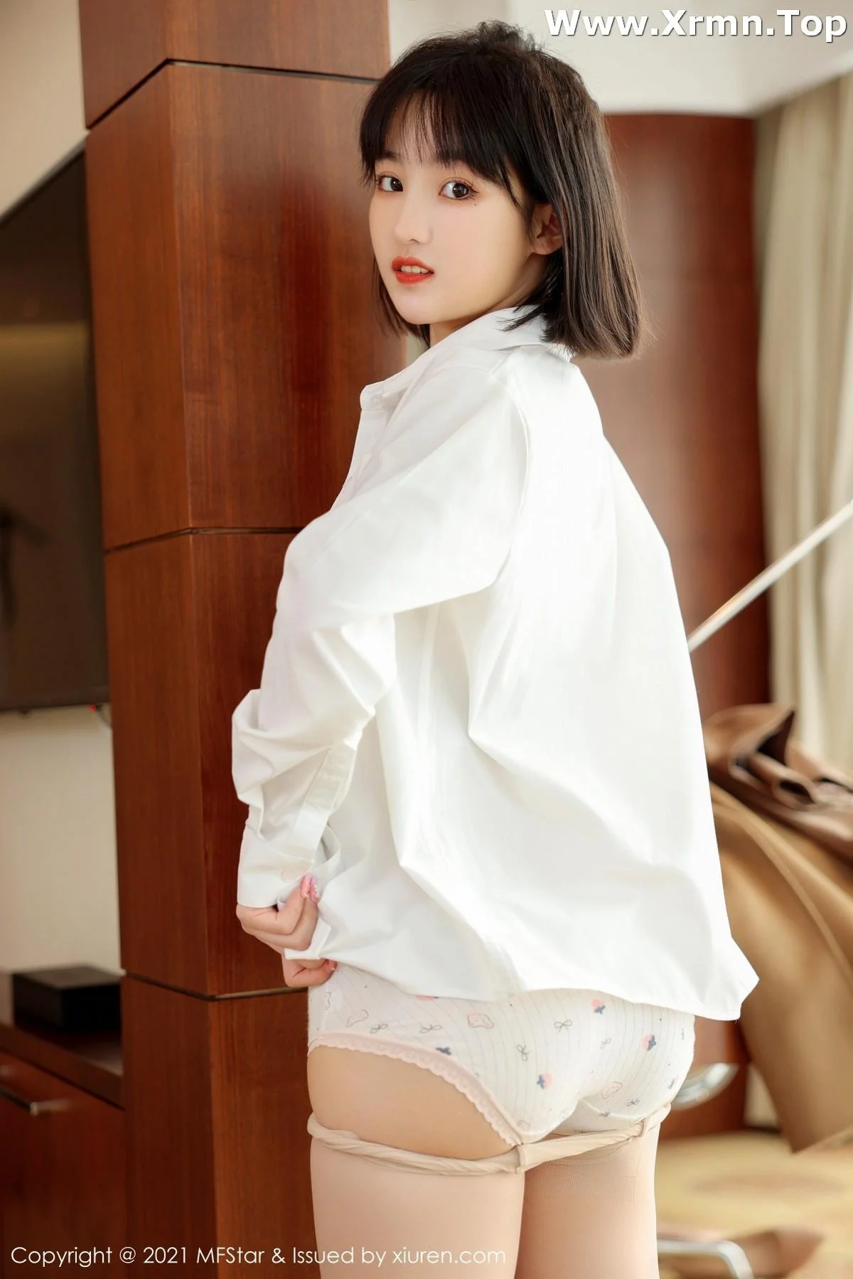 甜筒晓彤居家女友主题粉色内衣配肉丝裤袜甜美可人写真 第 76 张