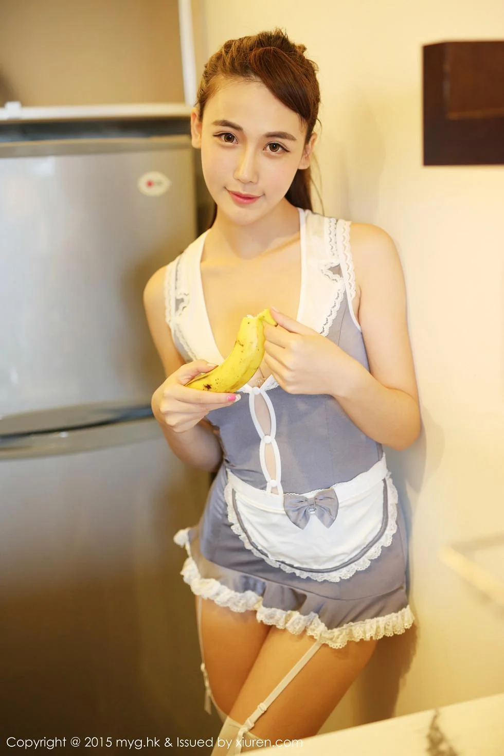 熊吖BOBO龙目岛旅拍英伦女仆装性感厨娘绝美写真 第 82 张
