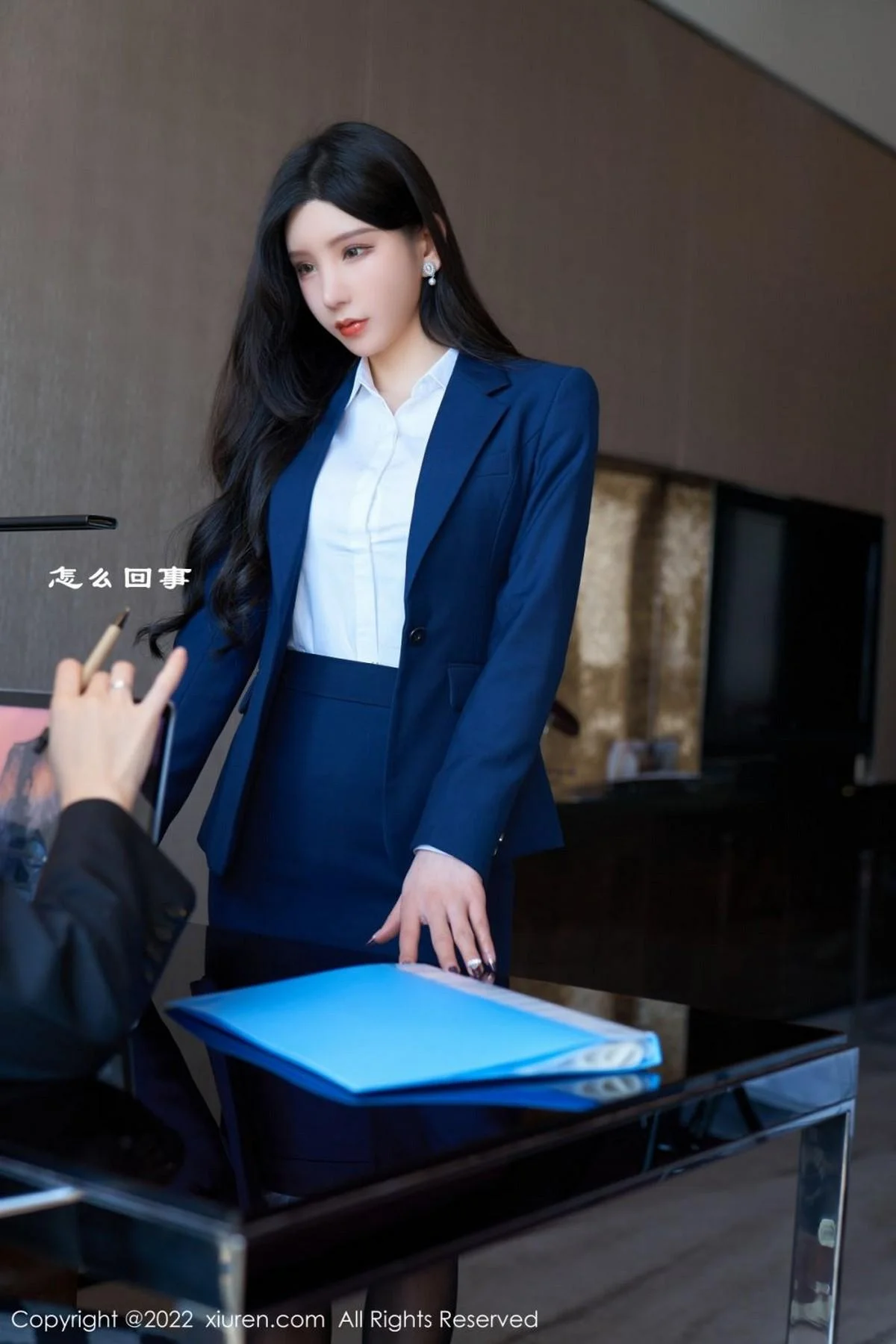 周于希Sally职场风云黑色蕾丝情趣内衣秀惹火身材绝美写真 第 17 张